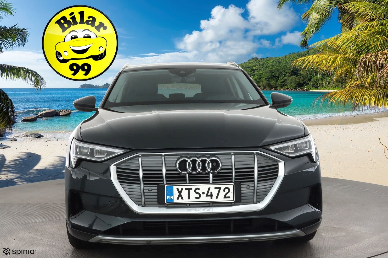 AUDI E-TRON 2023 Advanced 55 quattro * B&O / ACC / Matrix / P.Kamera / Lisälämmitin / Kaistavahti / Koukku / Keyless * - Merkkihuollot / Akku kuntotarkastettu / Kahdet renkaat aluvanteilla / 2x Latauskaapelit