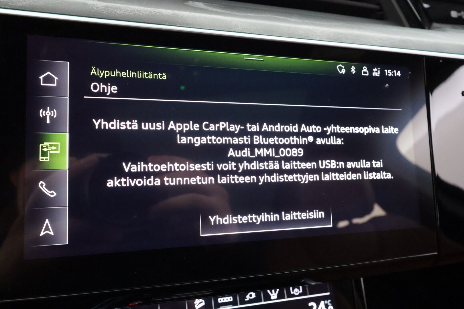 AUDI E-TRON 2023 S Line 55 quattro * ACC / Bang&Olufsen / Koukku / Panoraama / HUD / Ruskeat Nahat / Ilma-Alusta / P-Kamera ** - Akku kuntotarkastettu / Kahdet renkaat aluvanteilla / Merkkihuollettu / Supervarusteet! - HULLUT AVAJAISHULINAT KORKOTARJOUS 3,29 %