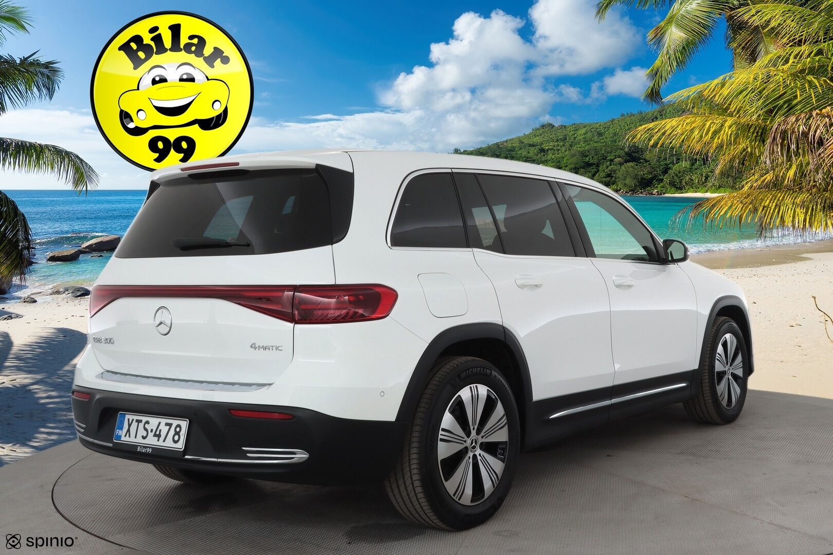 MERCEDES-BENZ EQB 2024 300 4MATIC Progressive * Vakkari / P.kamera / Widescreen / Akuston esilämmitys / Puolinahat / Navi / Ratinlämmitin * - Facelift / Merkkihuollettu - HULLUT AVAJAISHULINAT KORKOTARJOUS 3,29 %