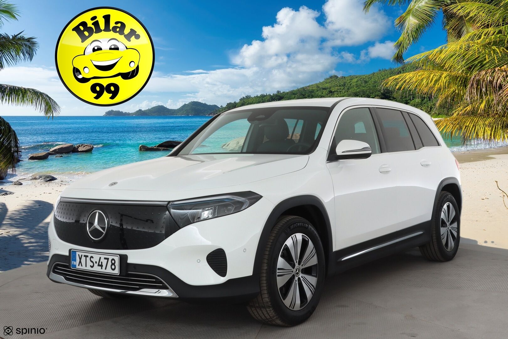 MERCEDES-BENZ EQB 2024 300 4MATIC Progressive * Vakkari / P.kamera / Widescreen / Akuston esilämmitys / Puolinahat / Navi / Ratinlämmitin * - Facelift / Merkkihuollettu - HULLUT AVAJAISHULINAT KORKOTARJOUS 3,29 %