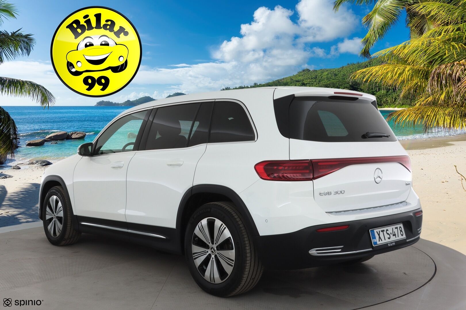 MERCEDES-BENZ EQB 2024 300 4MATIC Progressive * Vakkari / P.kamera / Widescreen / Akuston esilämmitys / Puolinahat / Navi / Ratinlämmitin * - Facelift / Merkkihuollettu - HULLUT AVAJAISHULINAT KORKOTARJOUS 3,29 %