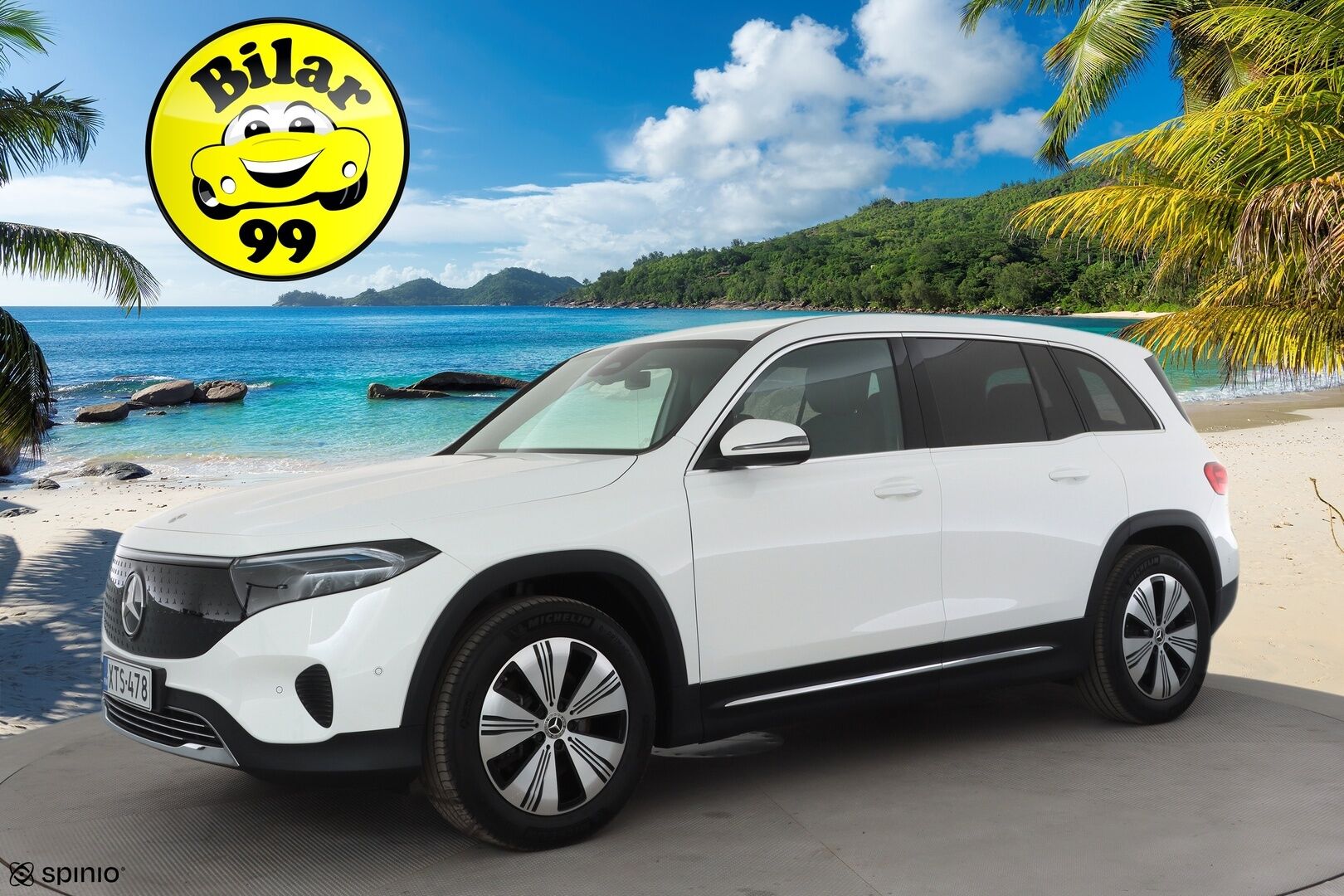 MERCEDES-BENZ EQB 2024 300 4MATIC Progressive * Vakkari / P.kamera / Widescreen / Akuston esilämmitys / Puolinahat / Navi / Ratinlämmitin * - Facelift / Merkkihuollettu - HULLUT AVAJAISHULINAT KORKOTARJOUS 3,29 %