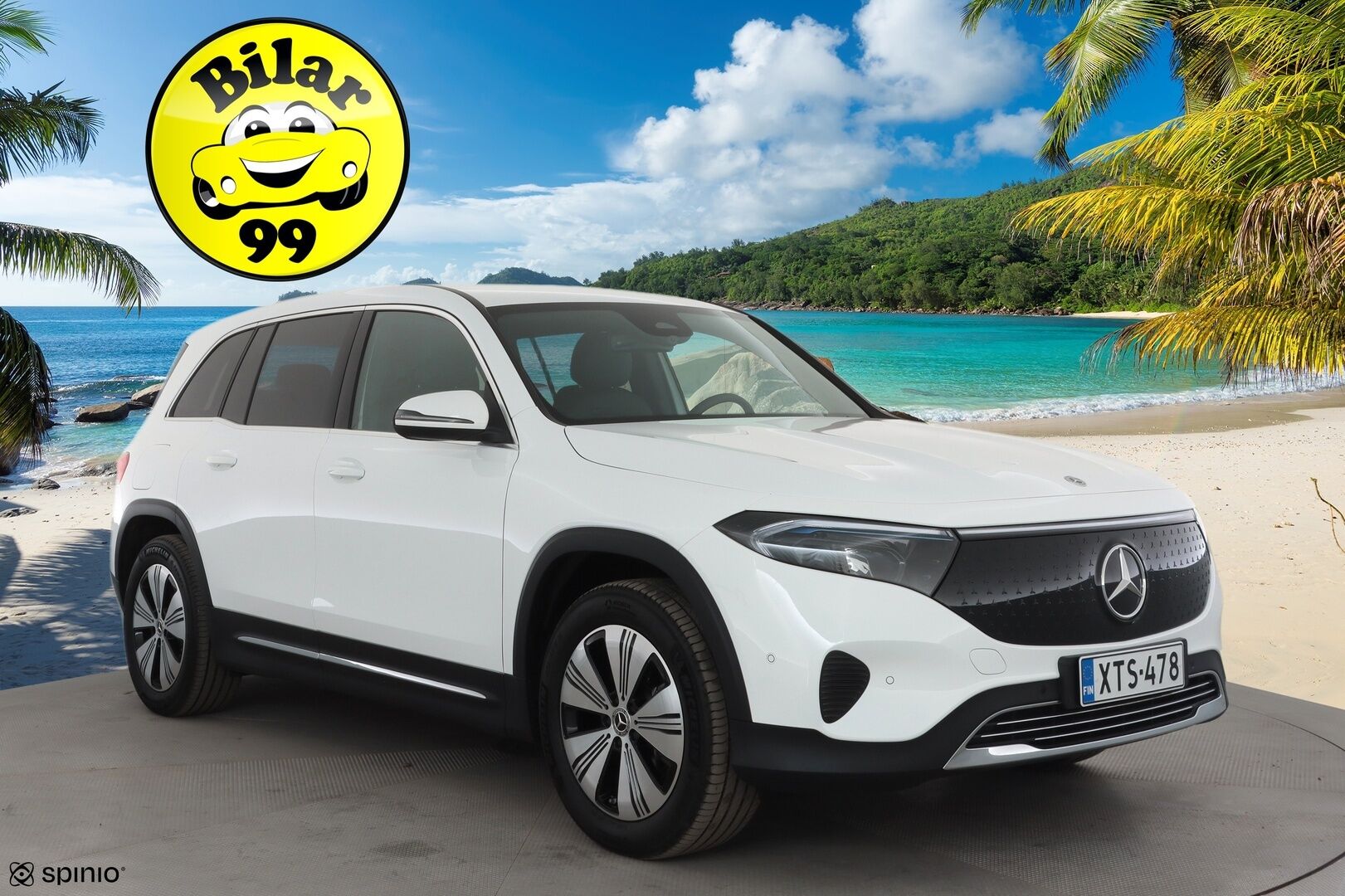 MERCEDES-BENZ EQB 2024 300 4MATIC Progressive * Vakkari / P.kamera / Widescreen / Akuston esilämmitys / Puolinahat / Navi / Ratinlämmitin * - Facelift / Merkkihuollettu - HULLUT AVAJAISHULINAT KORKOTARJOUS 3,29 %