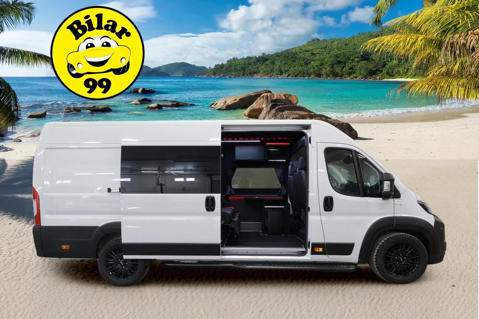 PEUGEOT BOXER 2025 L4H2 180hv Aut 6-P * Sorsa Royal Jatko-ohjaamo / Huippuvarusteltu / Vakkari / P.kamera / Nahat / LED-Lisä / GAS Audio / Navi / 2x Renkaat / ALV * - Keularauta / Kylkiputket / Lisäpitkä / Tehdastakuu voimassa - HULLUT AVAJAISHULINAT KORKOTARJOUS 3,29 %