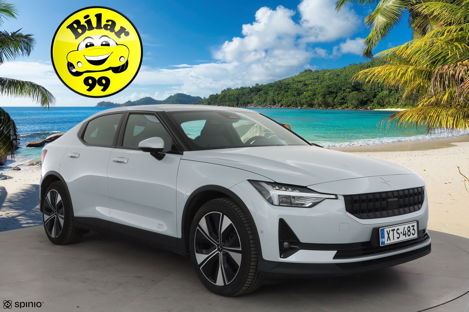 POLESTAR 2 2022 Dual Motor 78 kWh * ACC / H&K / ILP / Pixel LED / Lasikatto / 360° / Muistipenkki / BLIS / Navi / Keyless / Ratinlämmitin * - Kahdet renkaat aluvanteilla / Merkkihuollettu - HULLUT AVAJAISHULINAT KORKOTARJOUS 3,29 %