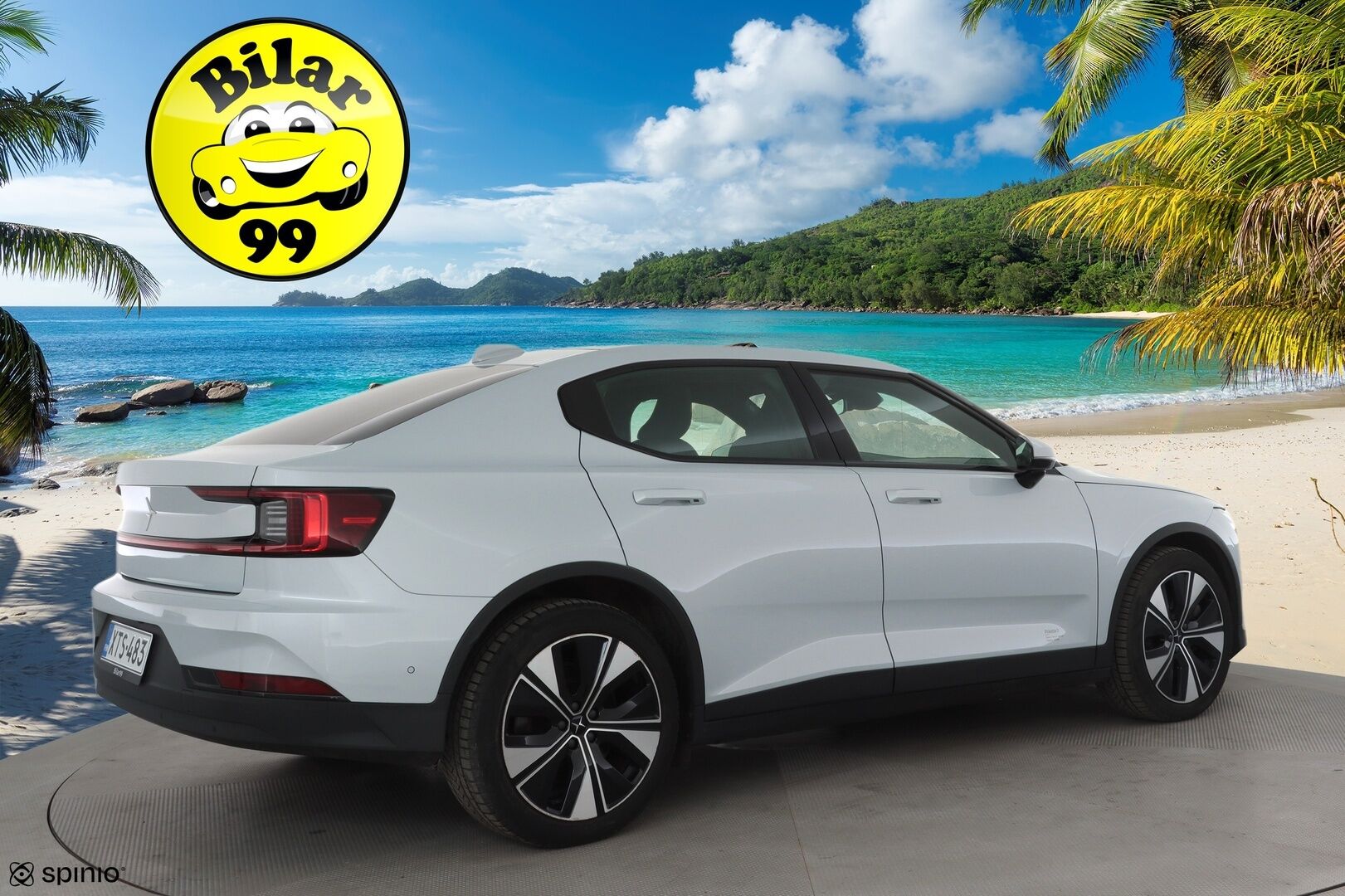 POLESTAR 2 2022 Dual Motor 78 kWh * ACC / H&K / ILP / Pixel LED / Lasikatto / 360° / Muistipenkki / BLIS / Navi / Keyless / Ratinlämmitin * - Kahdet renkaat aluvanteilla / Merkkihuollettu - HULLUT AVAJAISHULINAT KORKOTARJOUS 3,29 %