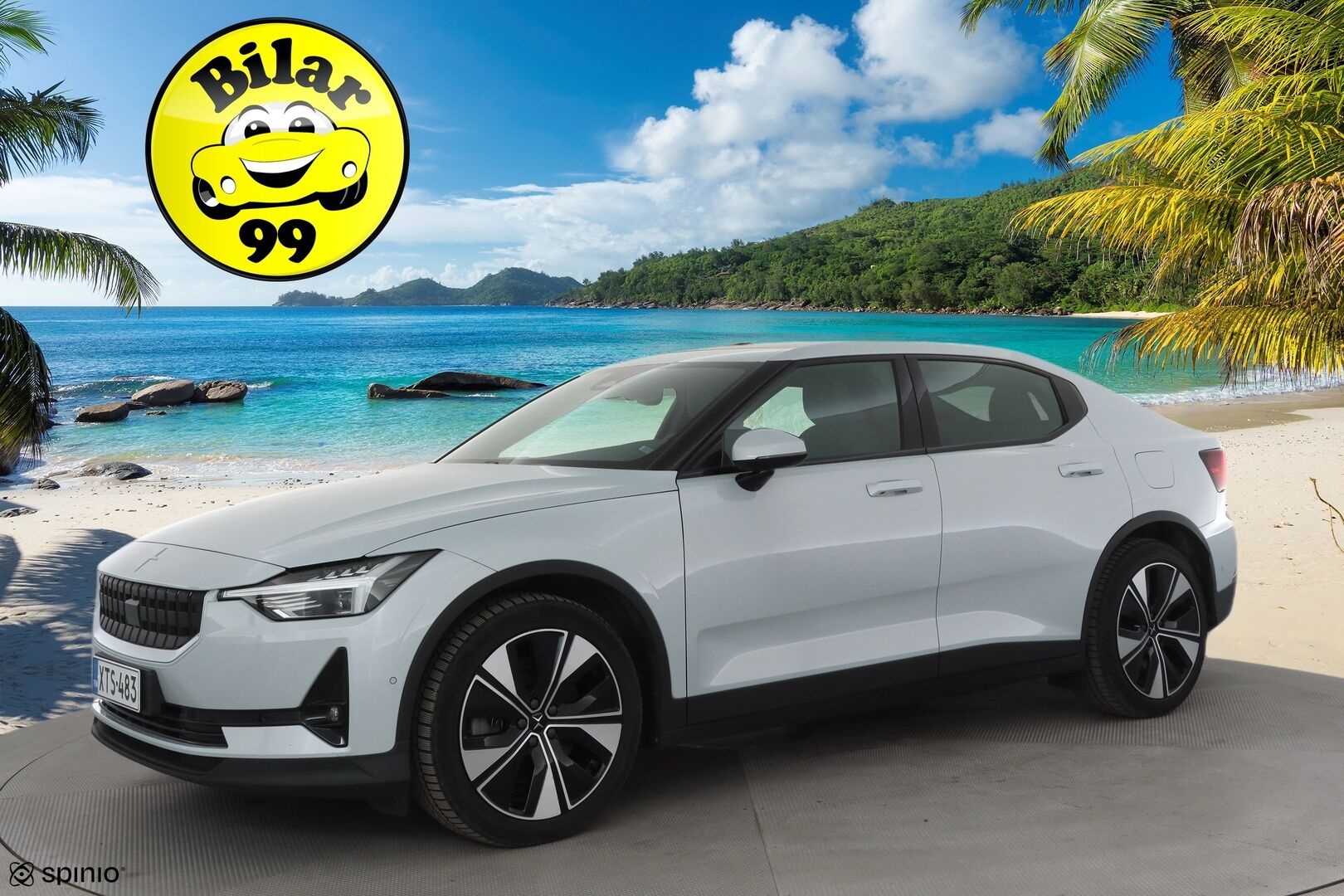 POLESTAR 2 2022 Dual Motor 78 kWh * ACC / H&K / ILP / Pixel LED / Lasikatto / 360° / Muistipenkki / BLIS / Navi / Keyless / Ratinlämmitin * - Kahdet renkaat aluvanteilla / Merkkihuollettu - HULLUT AVAJAISHULINAT KORKOTARJOUS 3,29 %