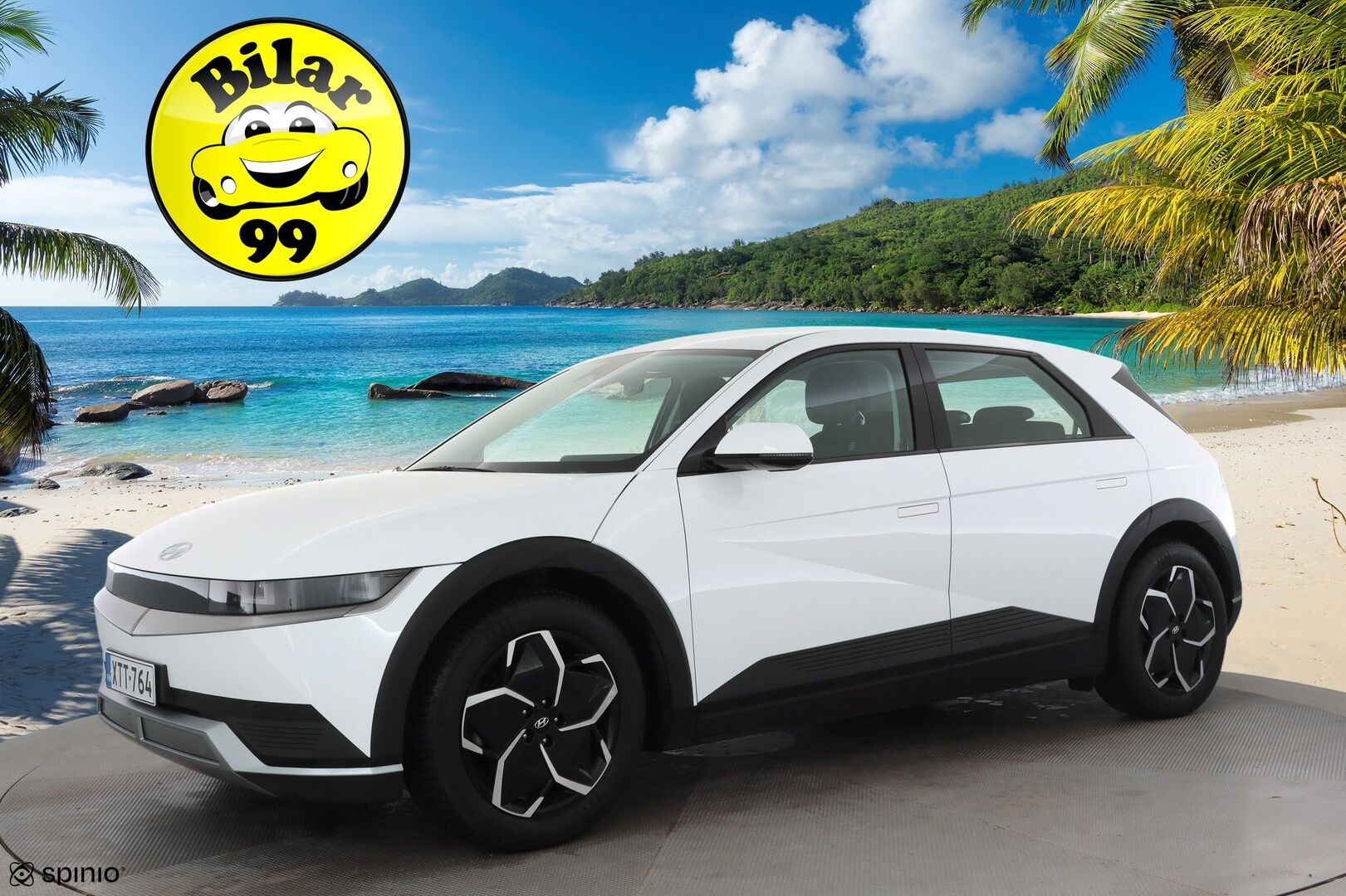 Hyundai IONIQ 5 2023 77 kWh 229 hv Premium * ACC / P.kamera / ILP / LED / Navi / Keyless / Sähköluukku / Sähköpenkki * - Merkkihuollettu