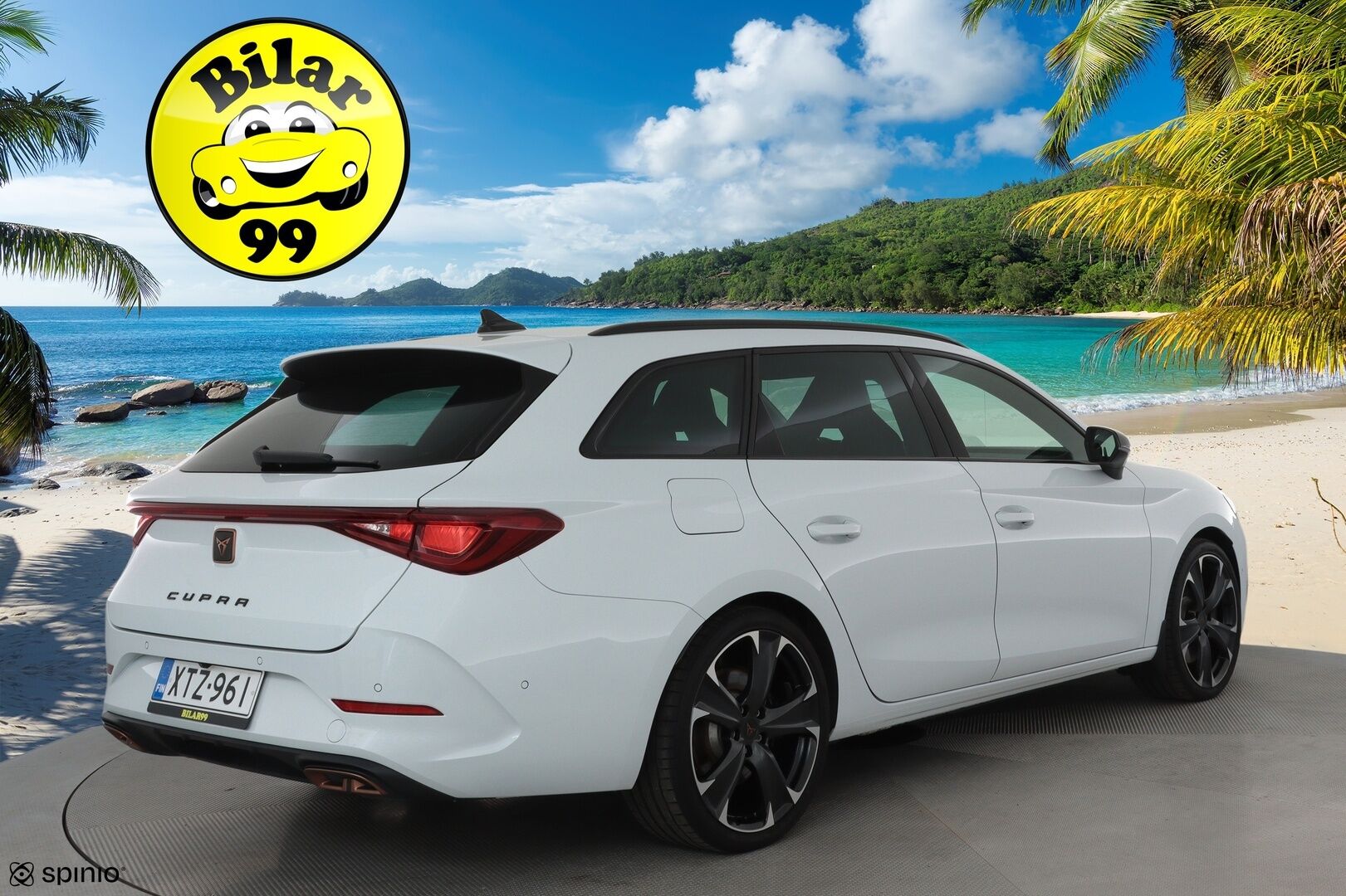 Cupra Leon Sportstourer 2024 VZ 1,4 PHEV 180 kW e-HYBRID DSG **ACC / LED / P.Kamera / Koukku / Navi / Kaistavahti / KeylessGO** - 3,99 % KORKOTARJOUS TÄHÄN AUTOON 14.9. ASTI! - 2x Latauskaapelit / Kahdet Renkaat / Merkkihuollettu!