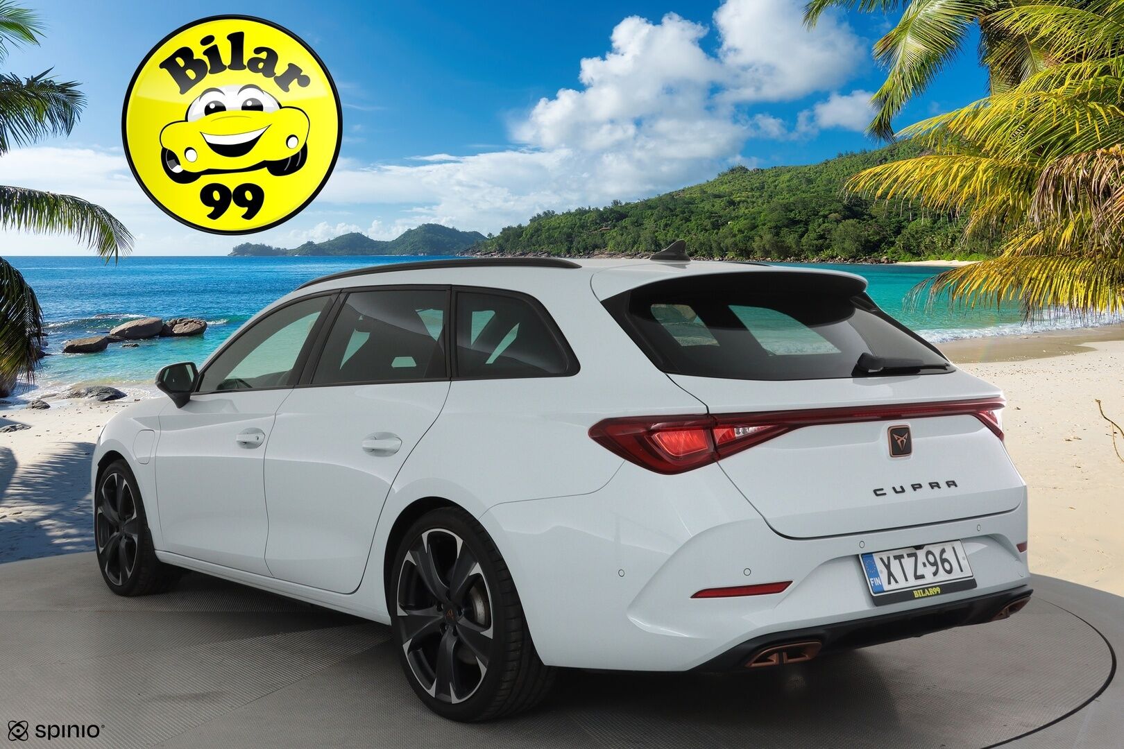 Cupra Leon Sportstourer 2024 VZ 1,4 PHEV 180 kW e-HYBRID DSG **ACC / LED / P.Kamera / Koukku / Navi / Kaistavahti / KeylessGO** - 3,99 % KORKOTARJOUS TÄHÄN AUTOON 14.9. ASTI! - 2x Latauskaapelit / Kahdet Renkaat / Merkkihuollettu!