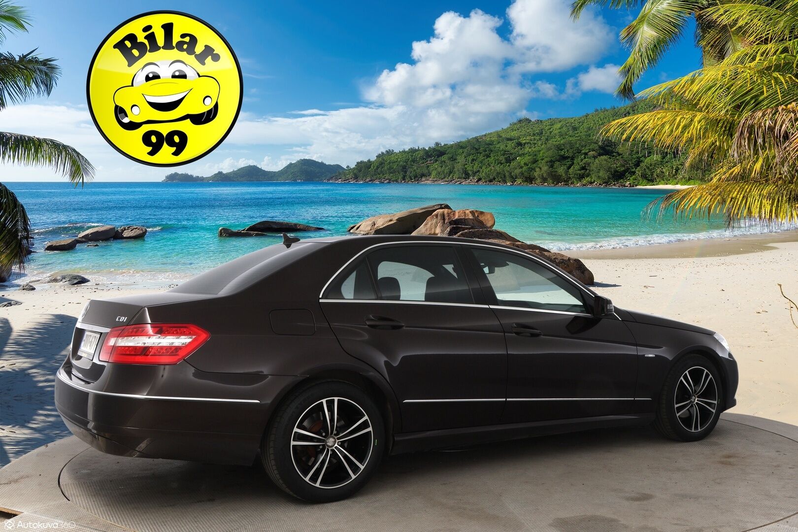 Mercedes-Benz E 2009 220 CDI BE A Avantgarde - Kattoluukku / Ruskea Nahkasisusta / Aktiiviset Xenonit / Vakkari / Peruutustutkat / Lohko & Sisäpistoke / 2x Fiksut renkaat aluvantein!