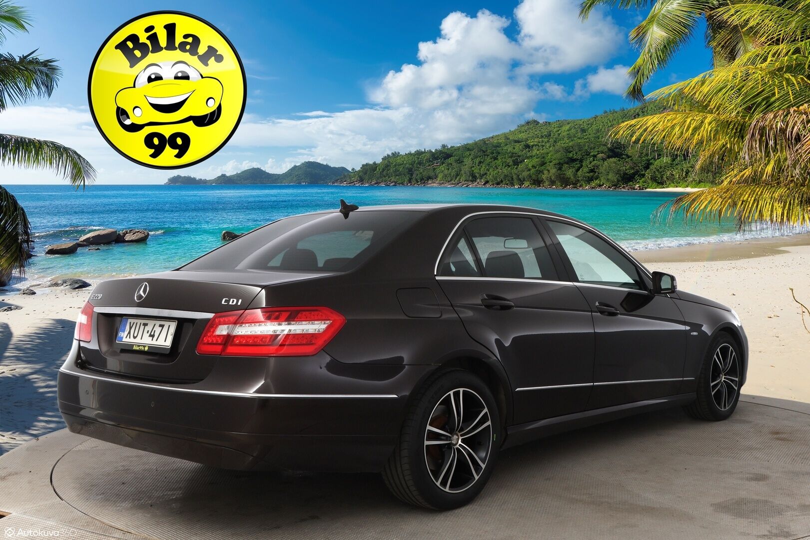 Mercedes-Benz E 2009 220 CDI BE A Avantgarde - Kattoluukku / Ruskea Nahkasisusta / Aktiiviset Xenonit / Vakkari / Peruutustutkat / Lohko & Sisäpistoke / 2x Fiksut renkaat aluvantein!