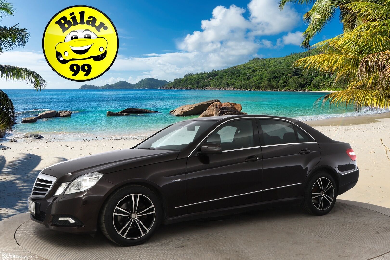 Mercedes-Benz E 2009 220 CDI BE A Avantgarde - Kattoluukku / Ruskea Nahkasisusta / Aktiiviset Xenonit / Vakkari / Peruutustutkat / Lohko & Sisäpistoke / 2x Fiksut renkaat aluvantein!
