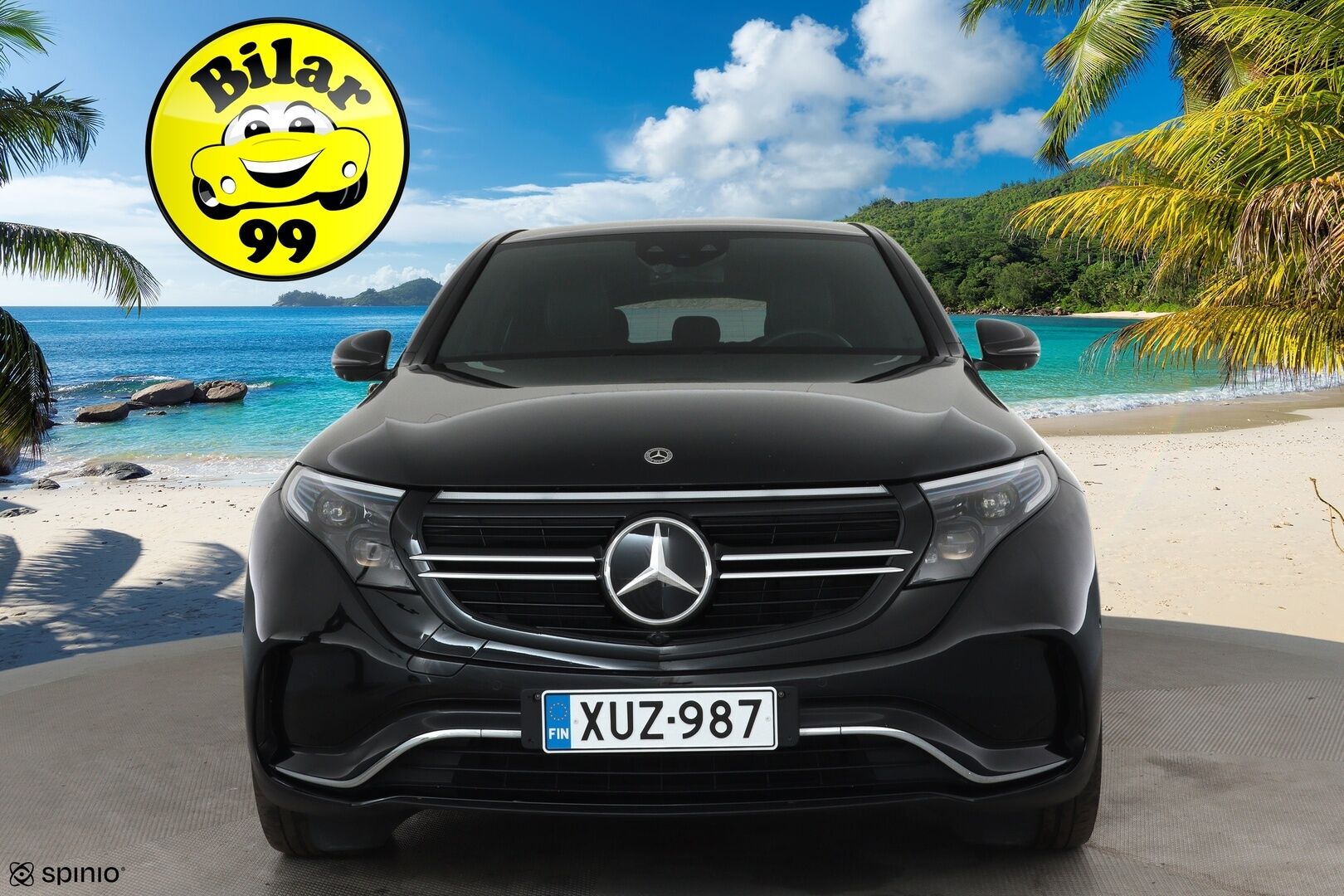 MERCEDES-BENZ EQC 2022 400 4Matic AMG Exclusive **Widescreen / HUD / ILS-LED / Distronic / 360° / Lasikattoluukku / Ilmastoidut Sporttinahat** - 3,99 % KORKOTARJOUS TÄHÄN AUTOON - 2x Latauskaapelit / Kahdet Renkaat / **HYVILLÄ KAMOILLA**