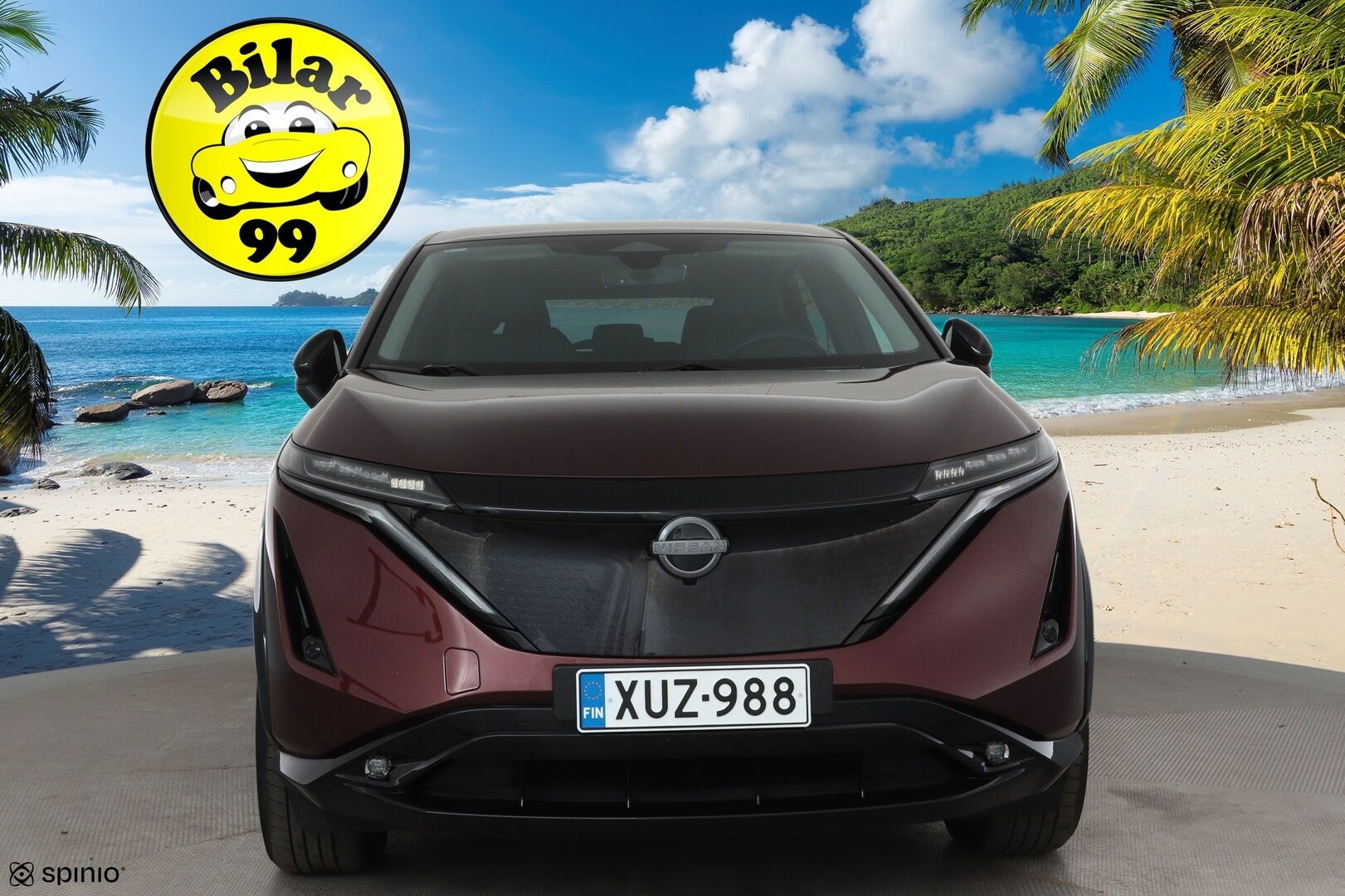 NISSAN ARIYA 2023 Advance 2WD 22kw charger **Adapt.Vakkari / LED-valot / 360° / Kaistavahti / Navi / Apple&android / Digimittaristo** - 3,99 % KORKOTARJOUS TÄHÄN AUTOON - 2x Latauskaapelit