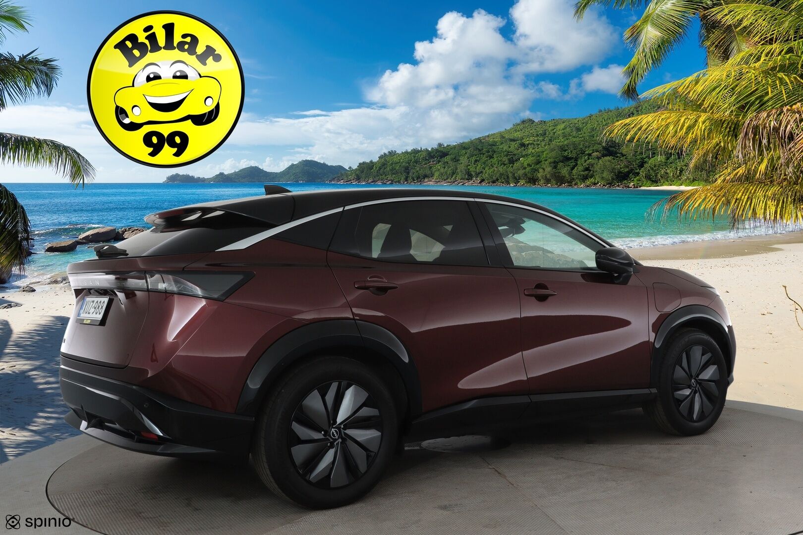 NISSAN ARIYA 2023 Advance 2WD 22kw charger **Adapt.Vakkari / LED-valot / 360° / Kaistavahti / Navi / Apple&android / Digimittaristo** - 3,99 % KORKOTARJOUS TÄHÄN AUTOON - 2x Latauskaapelit