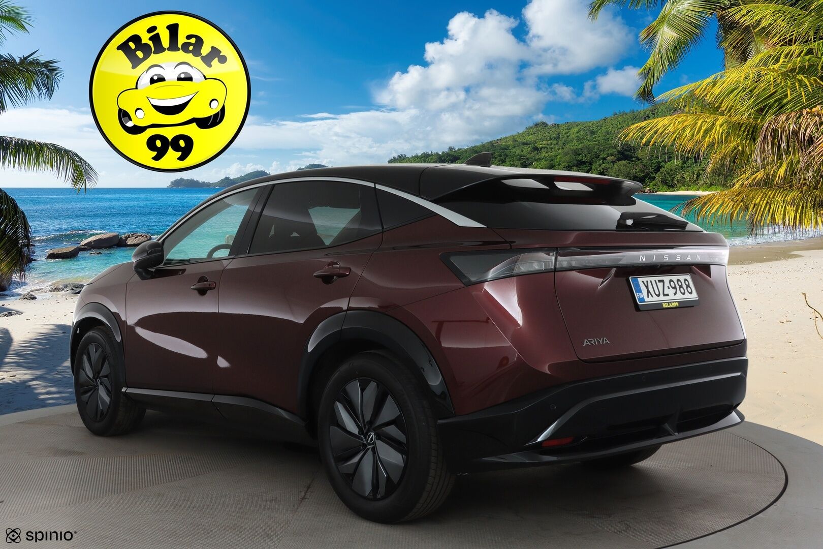 NISSAN ARIYA 2023 Advance 2WD 22kw charger **Adapt.Vakkari / LED-valot / 360° / Kaistavahti / Navi / Apple&android / Digimittaristo** - 3,99 % KORKOTARJOUS TÄHÄN AUTOON - 2x Latauskaapelit