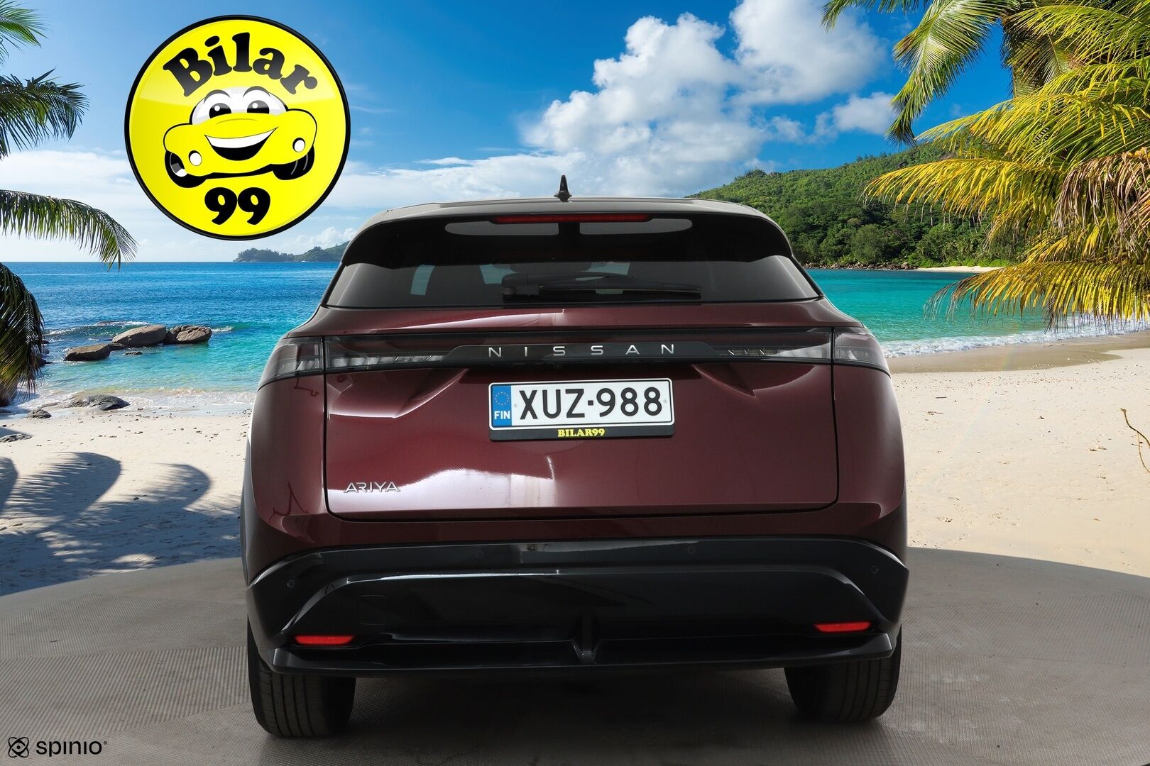 NISSAN ARIYA 2023 Advance 2WD 22kw charger **Adapt.Vakkari / LED-valot / 360° / Kaistavahti / Navi / Apple&android / Digimittaristo** - 3,99 % KORKOTARJOUS TÄHÄN AUTOON - 2x Latauskaapelit
