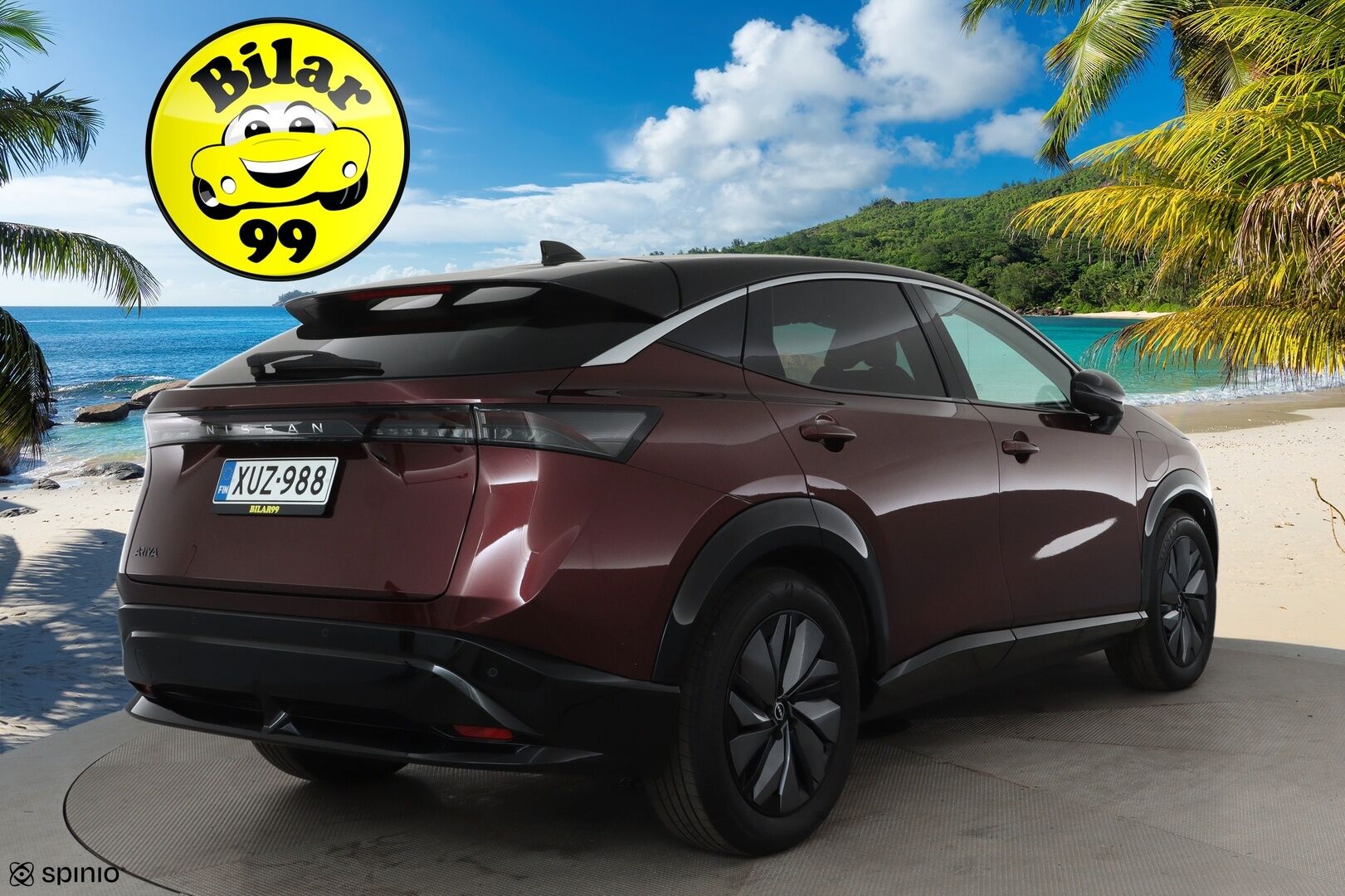 NISSAN ARIYA 2023 Advance 2WD 22kw charger **Adapt.Vakkari / LED-valot / 360° / Kaistavahti / Navi / Apple&android / Digimittaristo** - 3,99 % KORKOTARJOUS TÄHÄN AUTOON - 2x Latauskaapelit
