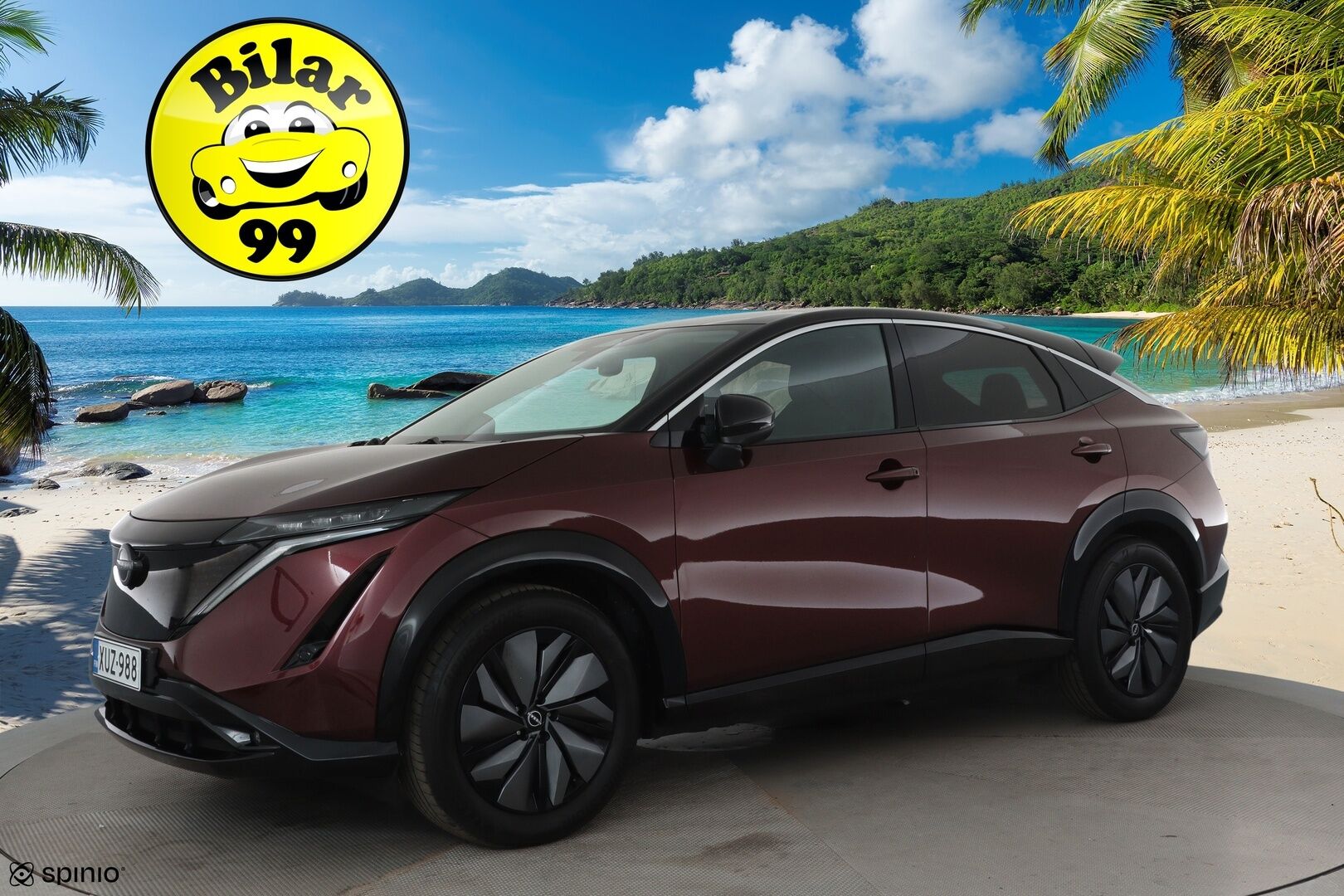 NISSAN ARIYA 2023 Advance 2WD 22kw charger **Adapt.Vakkari / LED-valot / 360° / Kaistavahti / Navi / Apple&android / Digimittaristo** - 3,99 % KORKOTARJOUS TÄHÄN AUTOON - 2x Latauskaapelit