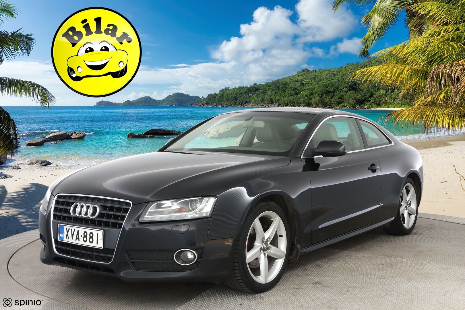 Audi A5 2010 Coupé 2,0 TFSI  132 kW Start-Stop Myydään huutokaupat.com - Suomi-auto | Huoltokirja | Webasto kaukosäädöllä | Digimittaristo | Xenon-ajovalot | Vaalea nahkasisusta | Vakionopeudensäädin | Tutkat | Myydään huutokaupat.com 