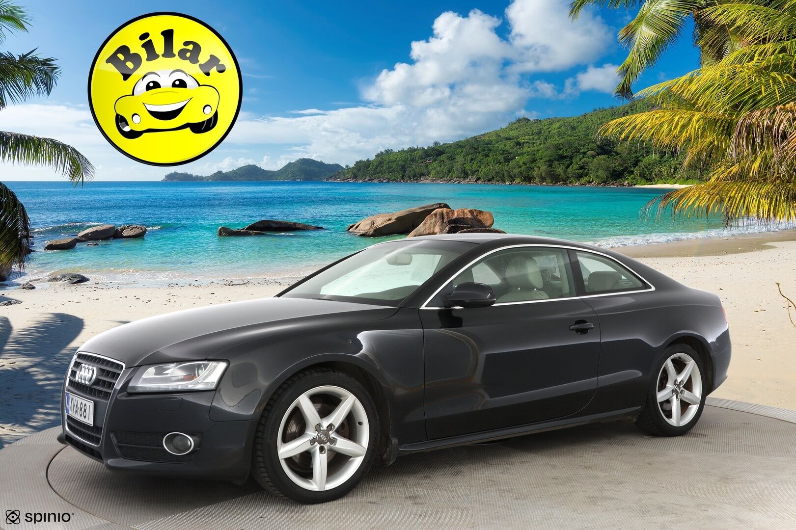Audi A5 2010 Coupé 2,0 TFSI  132 kW Start-Stop Myydään huutokaupat.com - Suomi-auto | Huoltokirja | Webasto kaukosäädöllä | Digimittaristo | Xenon-ajovalot | Vaalea nahkasisusta | Vakionopeudensäädin | Tutkat | Myydään huutokaupat.com 