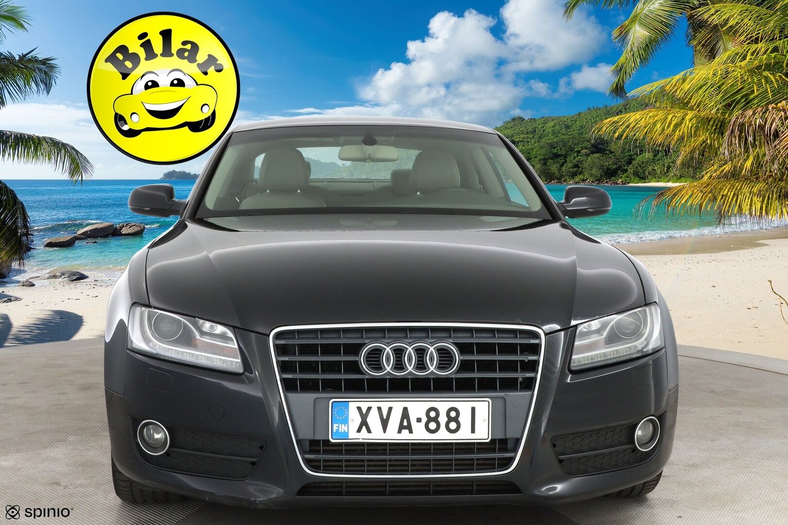 Audi A5 2010 Coupé 2,0 TFSI  132 kW Start-Stop Myydään huutokaupat.com - Suomi-auto | Huoltokirja | Webasto kaukosäädöllä | Digimittaristo | Xenon-ajovalot | Vaalea nahkasisusta | Vakionopeudensäädin | Tutkat | Myydään huutokaupat.com 