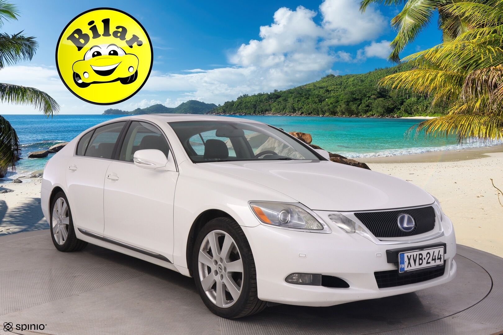 Lexus GS 2008 450h Sedan - | ACC | Keyless Go | Mark Levinson | Navi | Kattoluukku | P.kamera | Adapt. alusta | S.luukku |