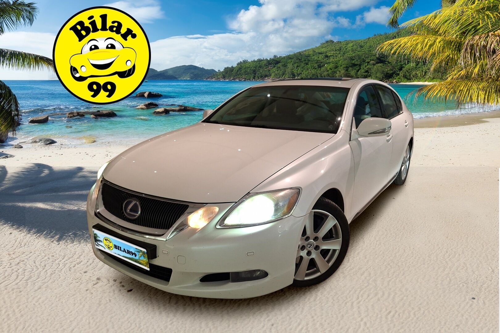 Lexus GS 2008 450h Sedan - | ACC | Keyless Go | Mark Levinson | Navi | Kattoluukku | P.kamera | Adapt. alusta | S.luukku |