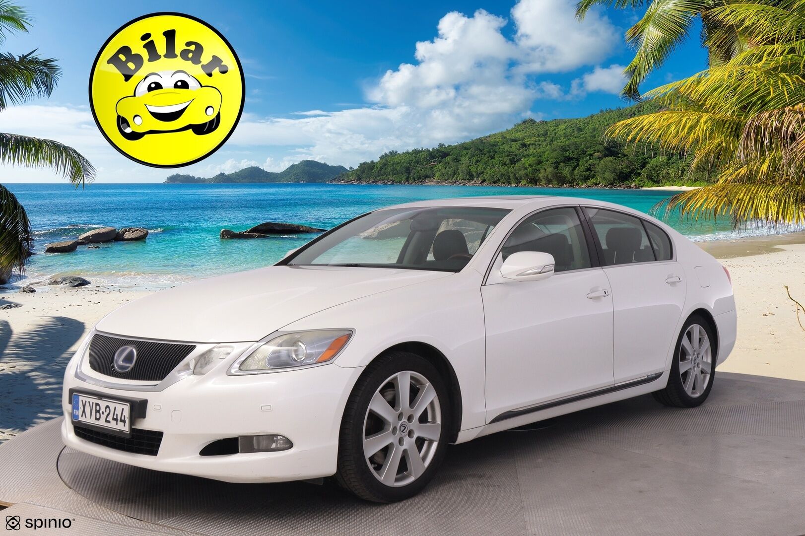 Lexus GS 2008 450h Sedan - | ACC | Keyless Go | Mark Levinson | Navi | Kattoluukku | P.kamera | Adapt. alusta | S.luukku |