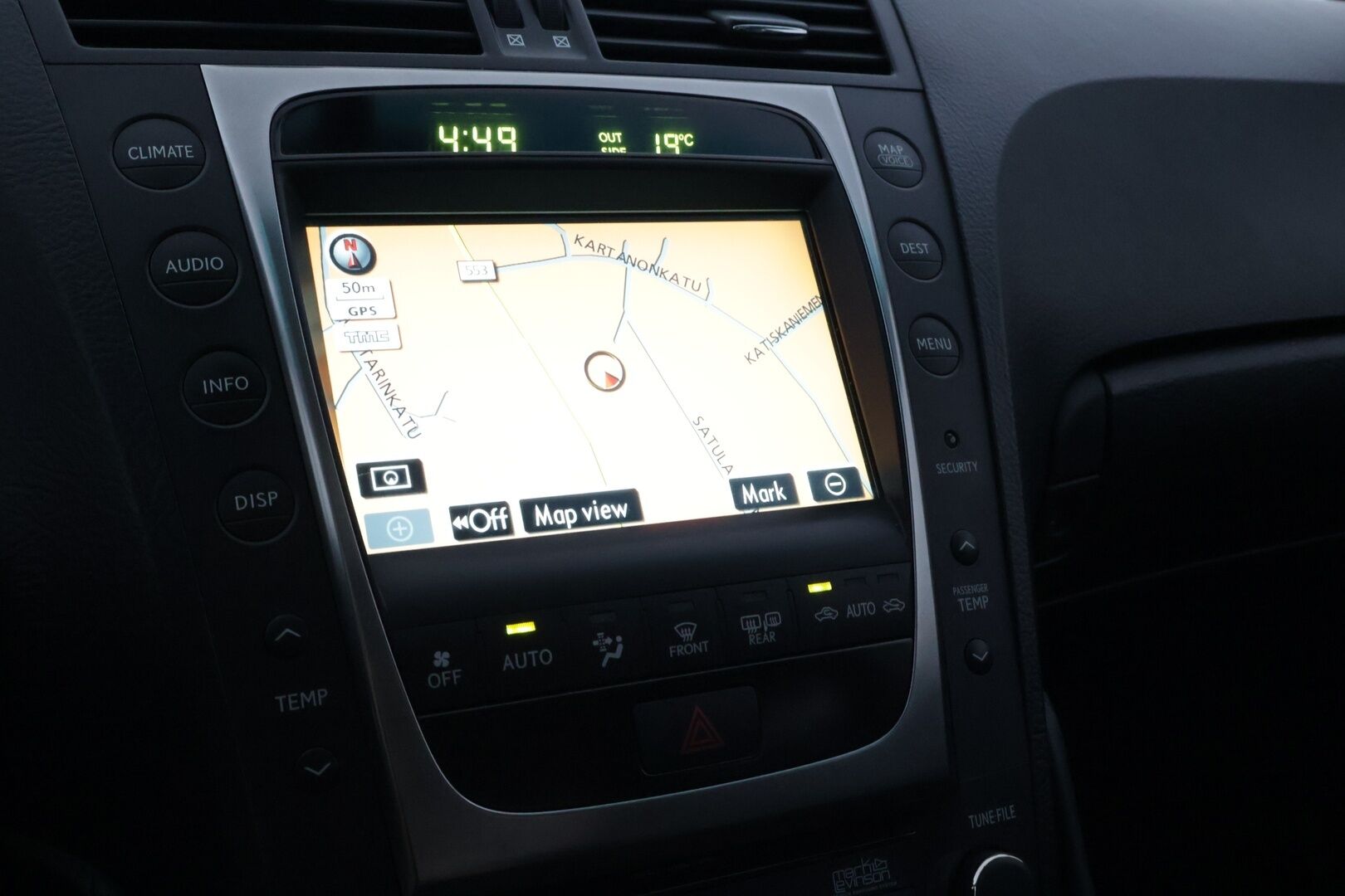 Lexus GS 2008 450h Sedan - | ACC | Keyless Go | Mark Levinson | Navi | Kattoluukku | P.kamera | Adapt. alusta | S.luukku |