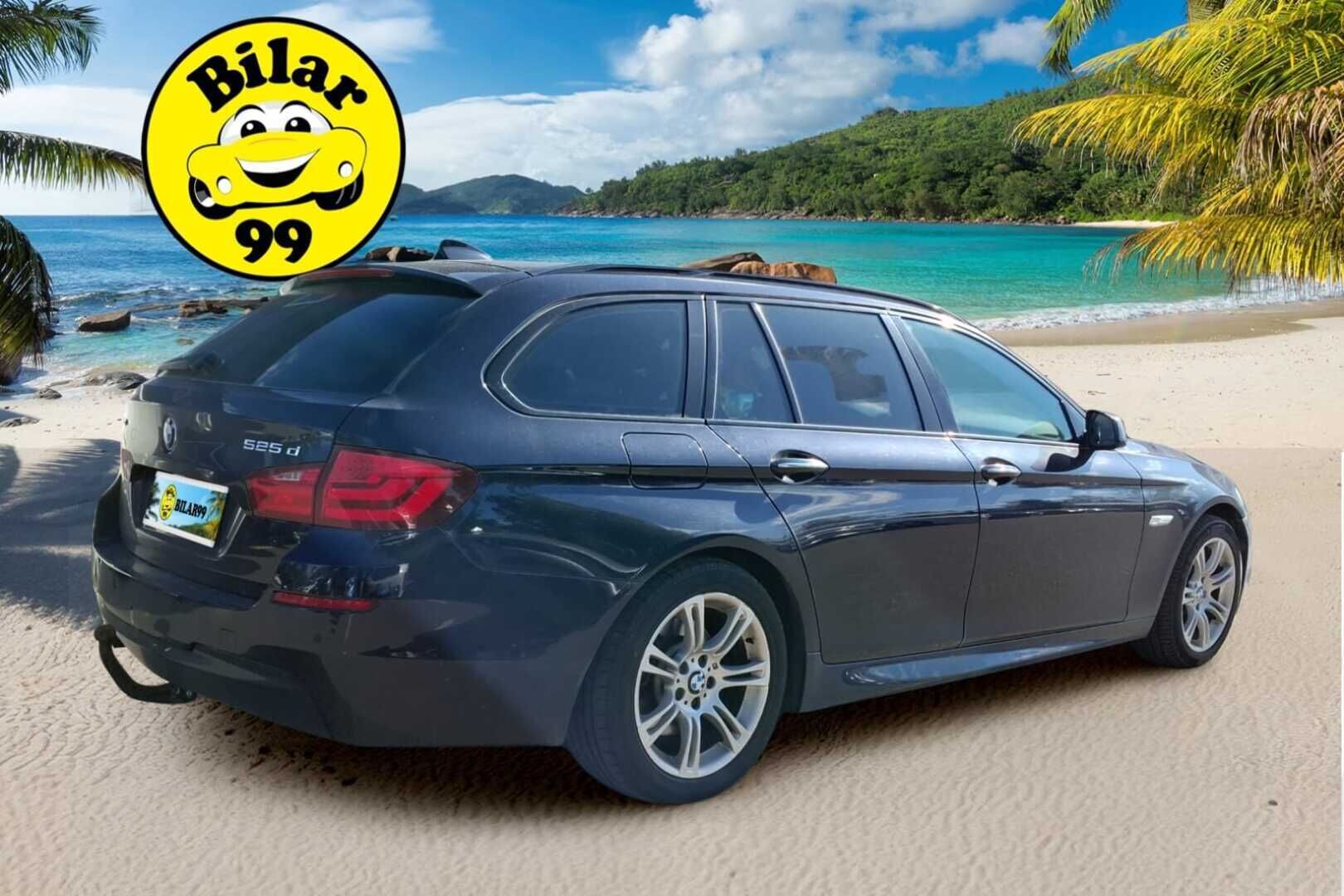 BMW 525 2013 F11 xDrive M-Sport * HUD / Adapt. Xenon / Sähkökontti / Panoraama / Vetokoukku / Nahkasisusta / Hifit * - Huollettu / Renkaat ok / Katsastettu 5/25 *