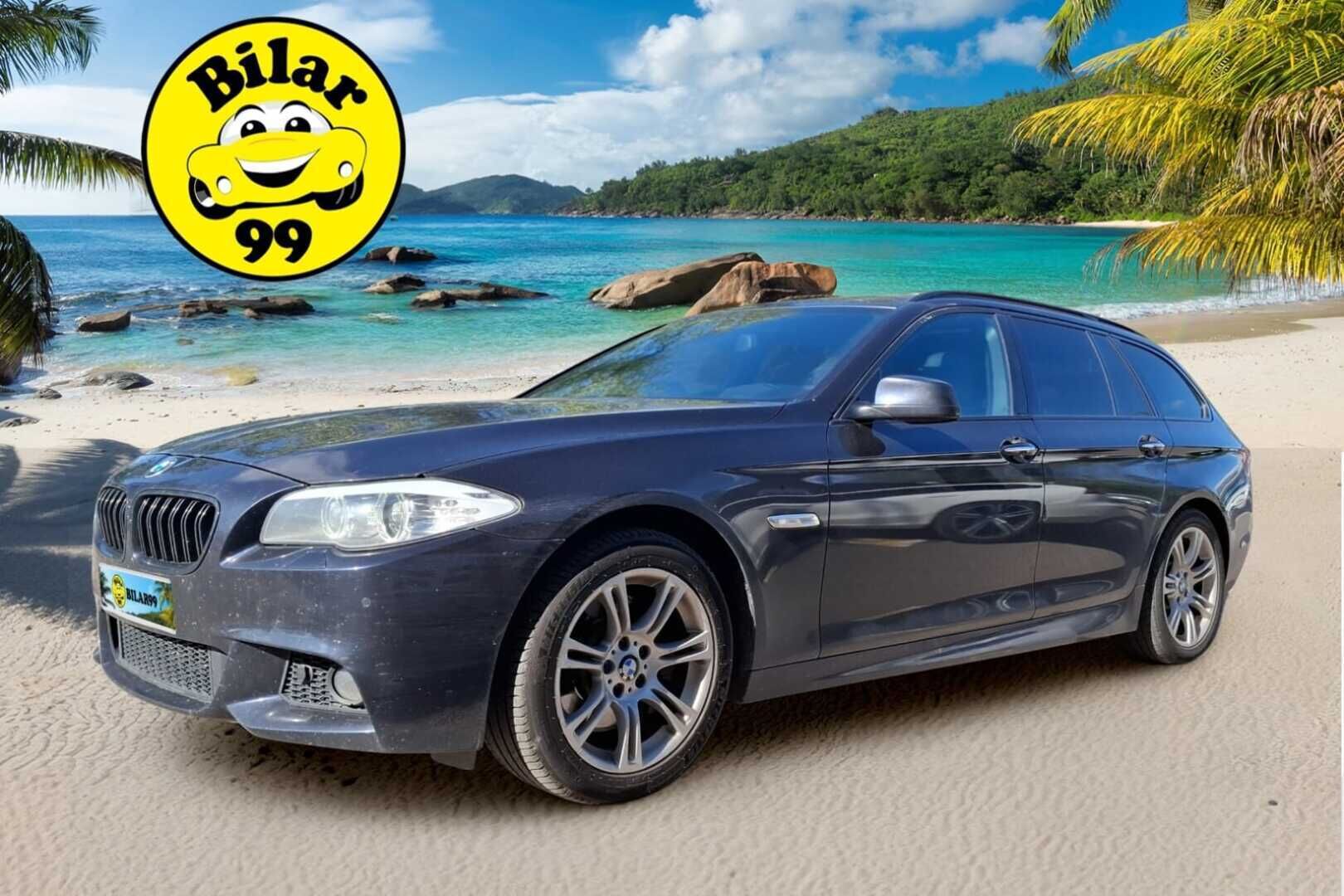 BMW 525 2013 F11 xDrive M-Sport * HUD / Adapt. Xenon / Sähkökontti / Panoraama / Vetokoukku / Nahkasisusta / Hifit * - Huollettu / Renkaat ok / Katsastettu 5/25 *