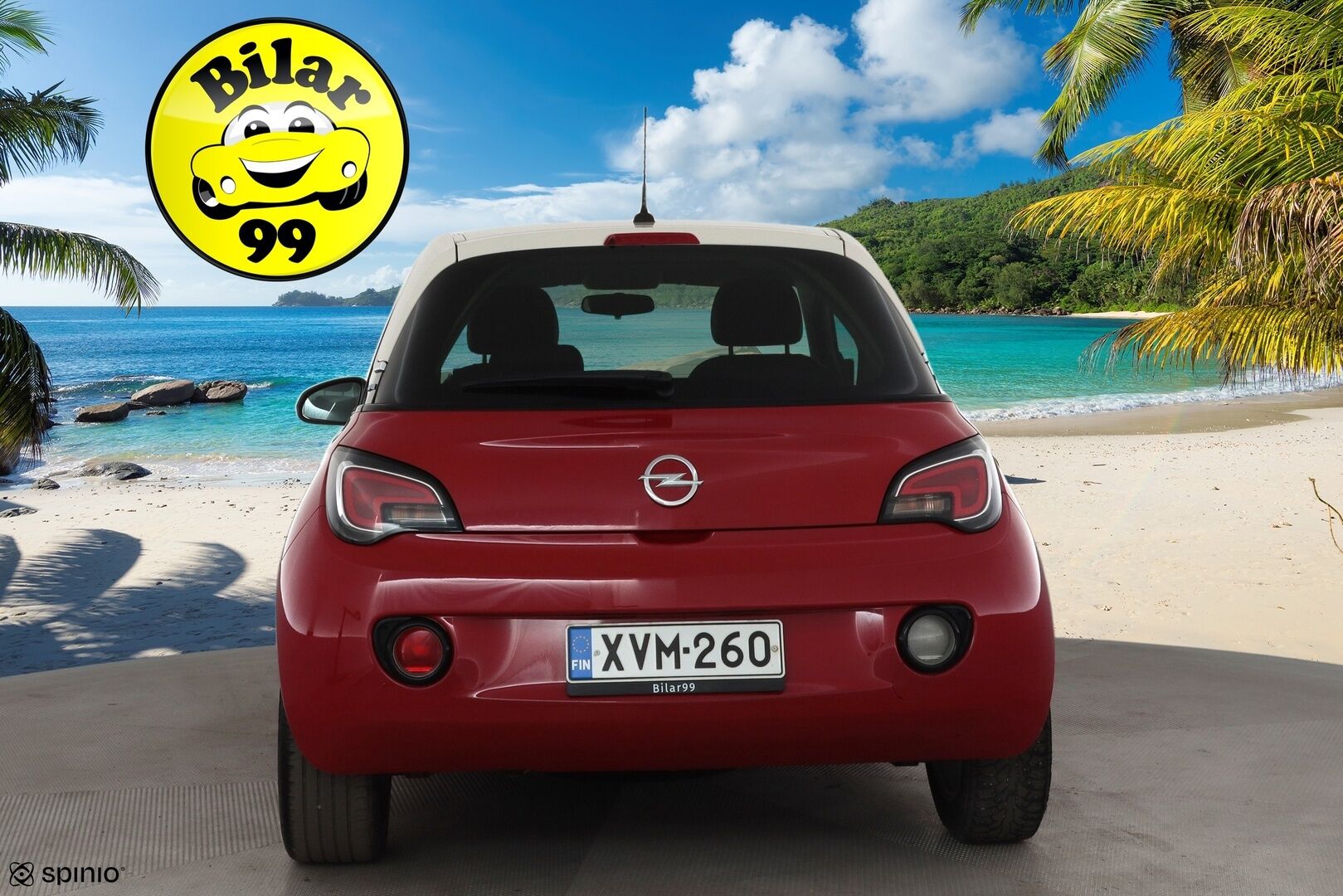 Opel Adam 2014 3-ov Glam 1,4 ecoFLEX 64kW MT5 * Vakkari / Bluetooth / Lasikatto / Puolinahat / Aut.Ilmastointi / Ratinlämmitys * - *Suomi-auto / Panorama / Vähän ajettu!*