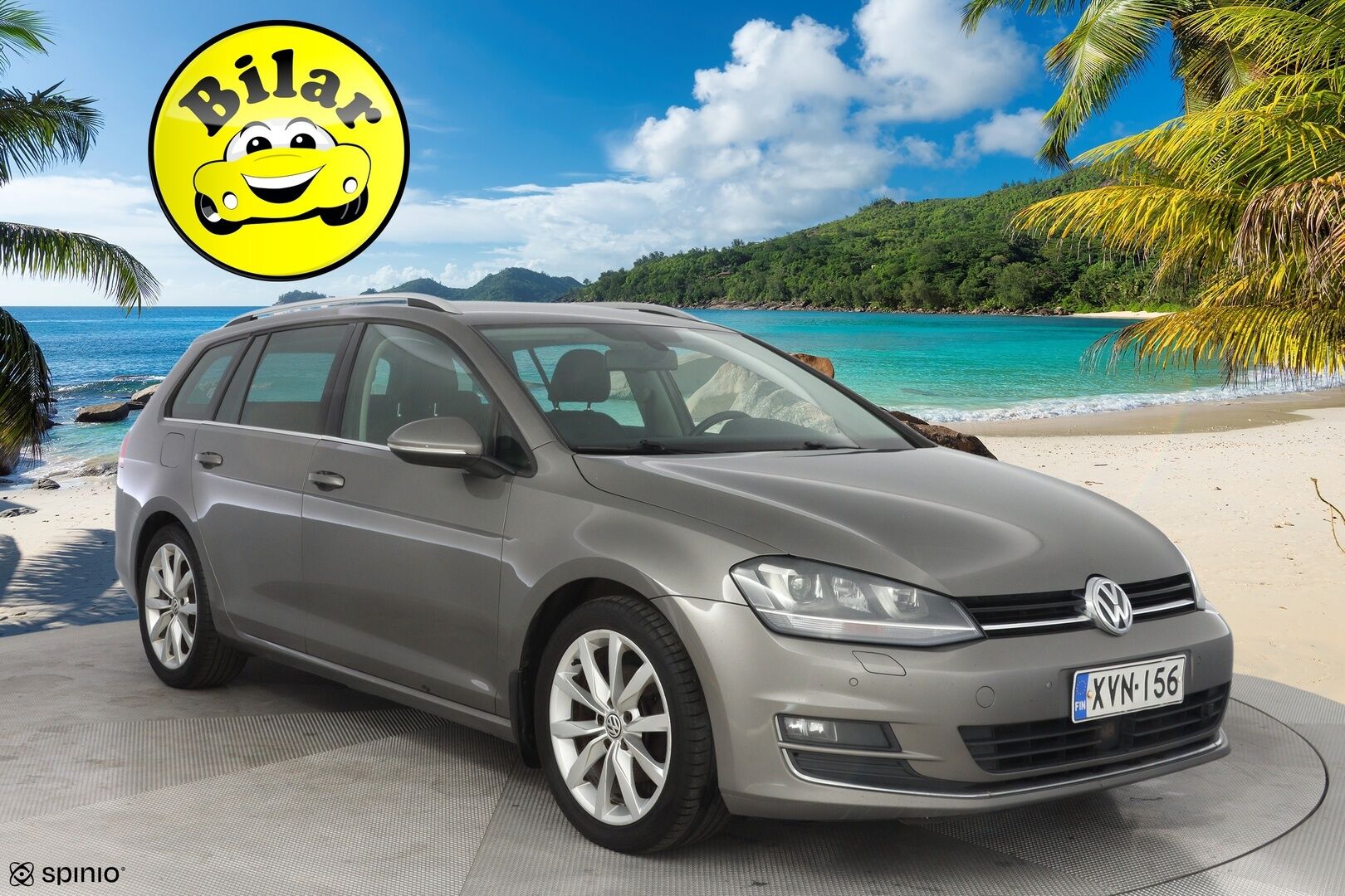 Volkswagen Golf 2014 Variant Highline 1,6 TDI 77 kW (105 hv) BlueMotion Technology DSG-automaatti - ACC | Webasto | Navi | Tutkat | Koukku | Juuri huollettu | Juuri katsaastettu | 2x renkaat aluvantein 