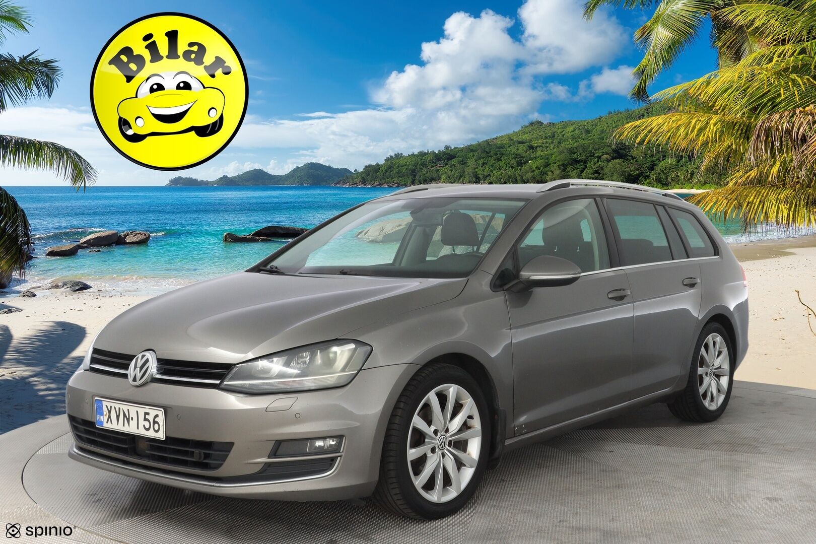 Volkswagen Golf 2014 Variant Highline 1,6 TDI 77 kW (105 hv) BlueMotion Technology DSG-automaatti - ACC | Webasto | Navi | Tutkat | Koukku | Juuri huollettu | Juuri katsaastettu | 2x renkaat aluvantein 