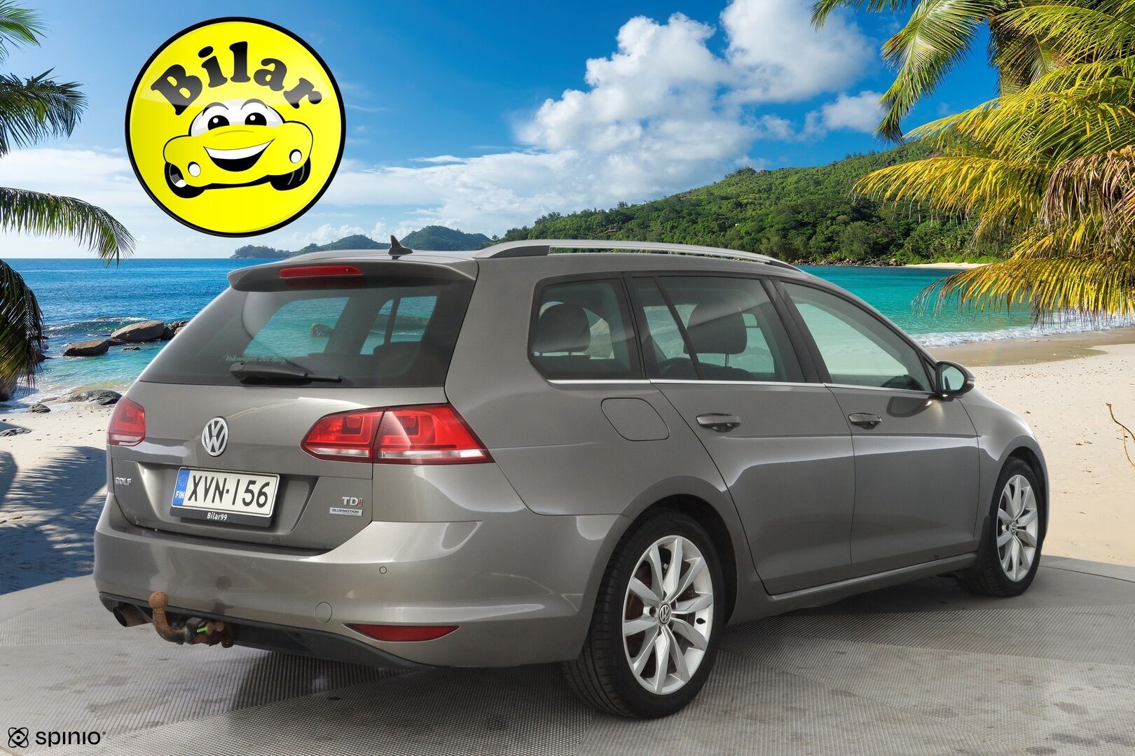 Volkswagen Golf 2014 Variant Highline 1,6 TDI 77 kW (105 hv) BlueMotion Technology DSG-automaatti - ACC | Webasto | Navi | Tutkat | Koukku | Juuri huollettu | Juuri katsaastettu | 2x renkaat aluvantein 