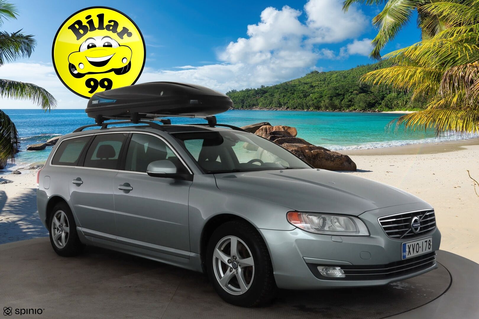 Volvo V70 2014 D4 AWD Business Edition aut * Vakkari / Koukku / Webasto / Puolinahat * - Merkkihuollettu / Suomi-auto / Kahdet renkaat