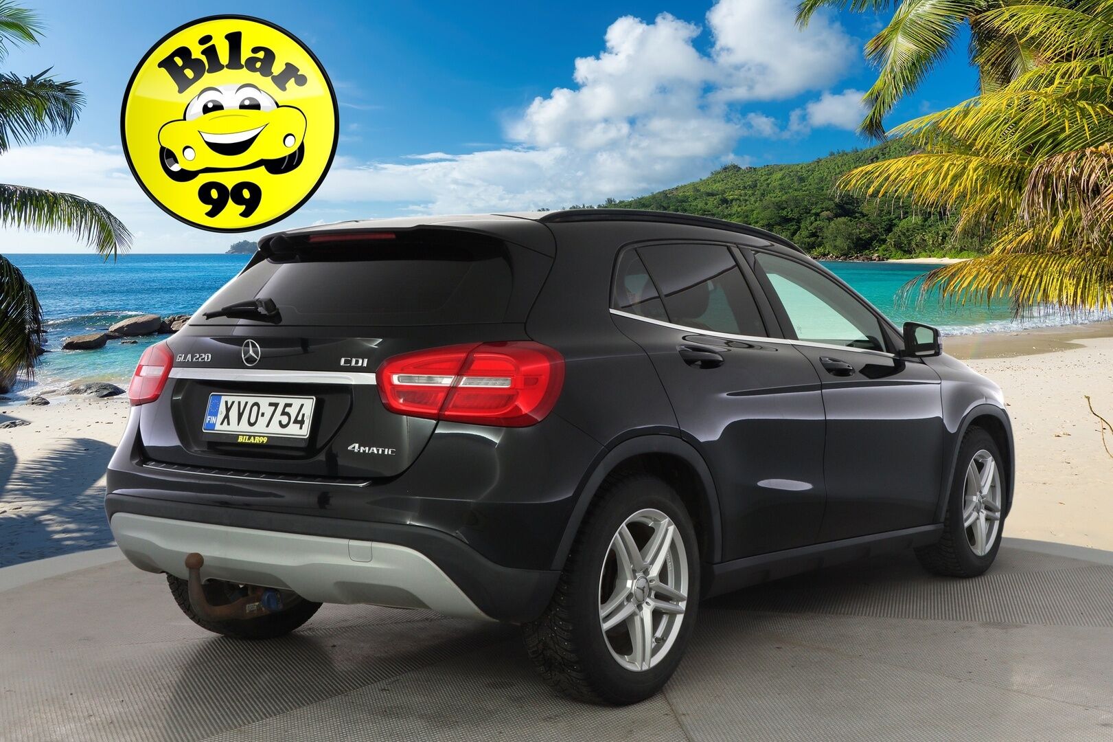 Mercedes-Benz GLA 2015 220 CDI 4Matic A Premium Business */ Suomi-auto / P.kamera / Koukku / Puolinahat / Lohkolämmitin / 2x renkaat /* - Suomi-auto / Ilmainen kotiintoimitus / 2x renkaat & vanteet 