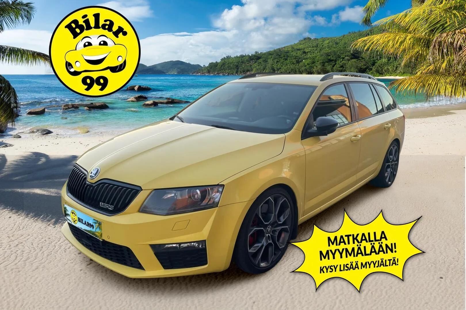 Skoda Octavia 2014 Combi 2,0 TSI RS DSG Autom. - Adap.Vakkari | Lohko+Sis.p | Suomi-auto | 2xRenkaat aluvantein | Sportti penkit | 