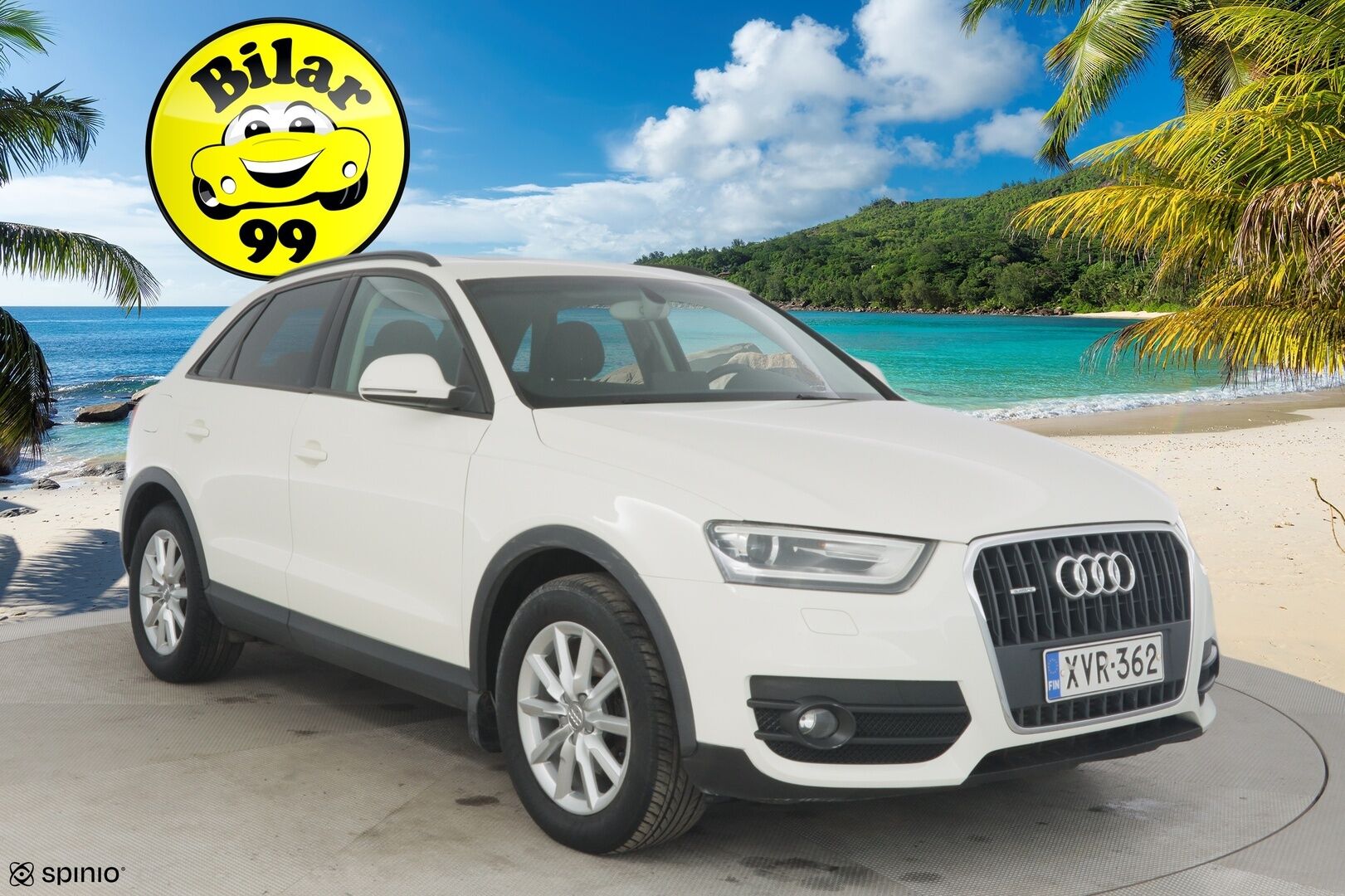 Audi Q3 2014 Business II 2,0 TDI 103 kW quattro S tronic ** Webasto / Panorama / Vakkari / Tarkemmat varusteet tulossa!* - *2x Renkaat / Suomi-auto / Juuri huollettu!* - HULLUT AVAJAISHULINAT KORKOTARJOUS 3,29 %