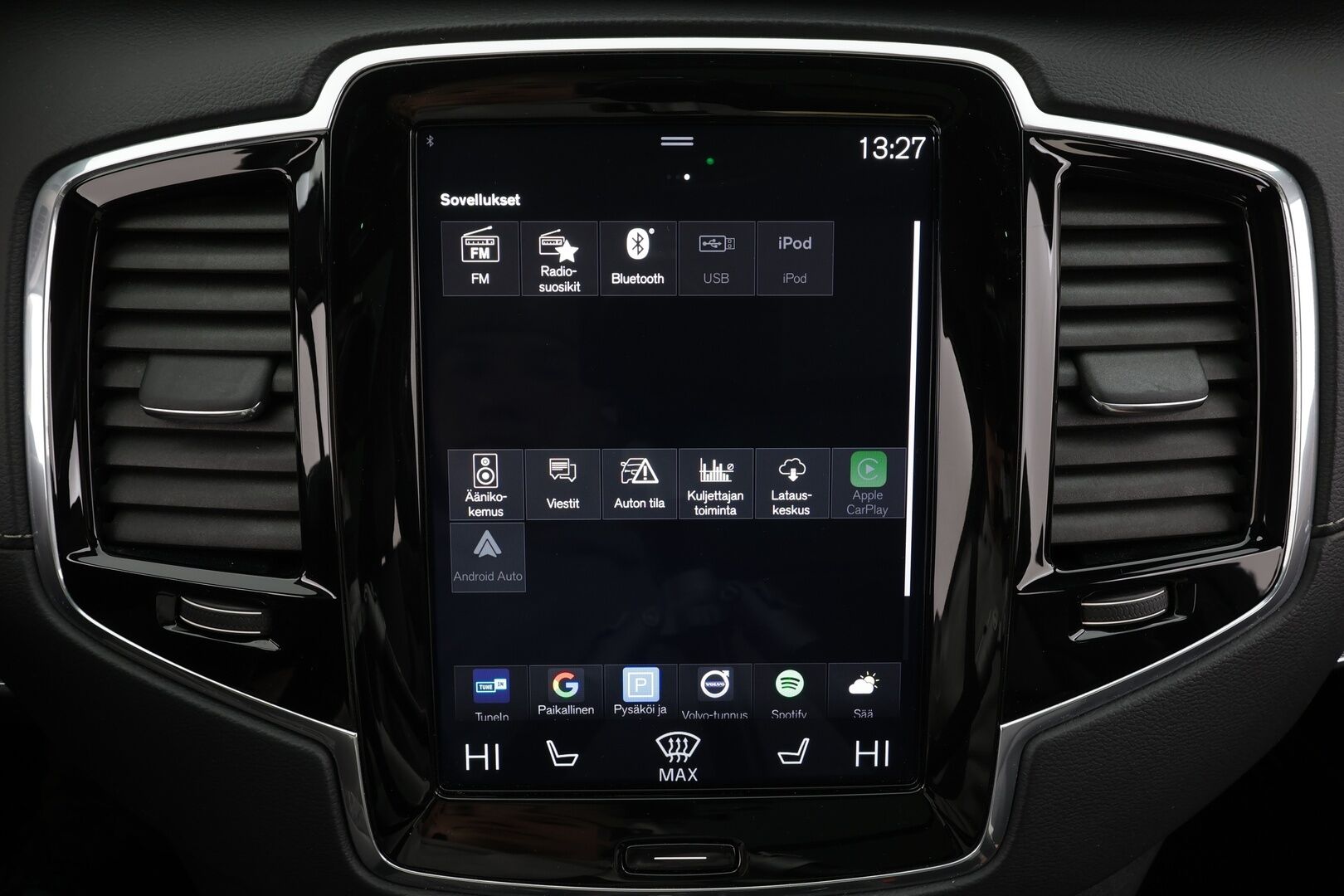 Volvo XC90 2019 T8 R-Design 7-P * ACC / HUD / 360° / Panorama / Full LED / Muistipenkit hieronnalla / Koukku / Webasto / Navi / H&K * - Ilmastoidut nahat / KeylessGo / Merkkihuollettu / Huippuvarusteet - HULLUT JOULUT KORKOTARJOUS 2,49% 