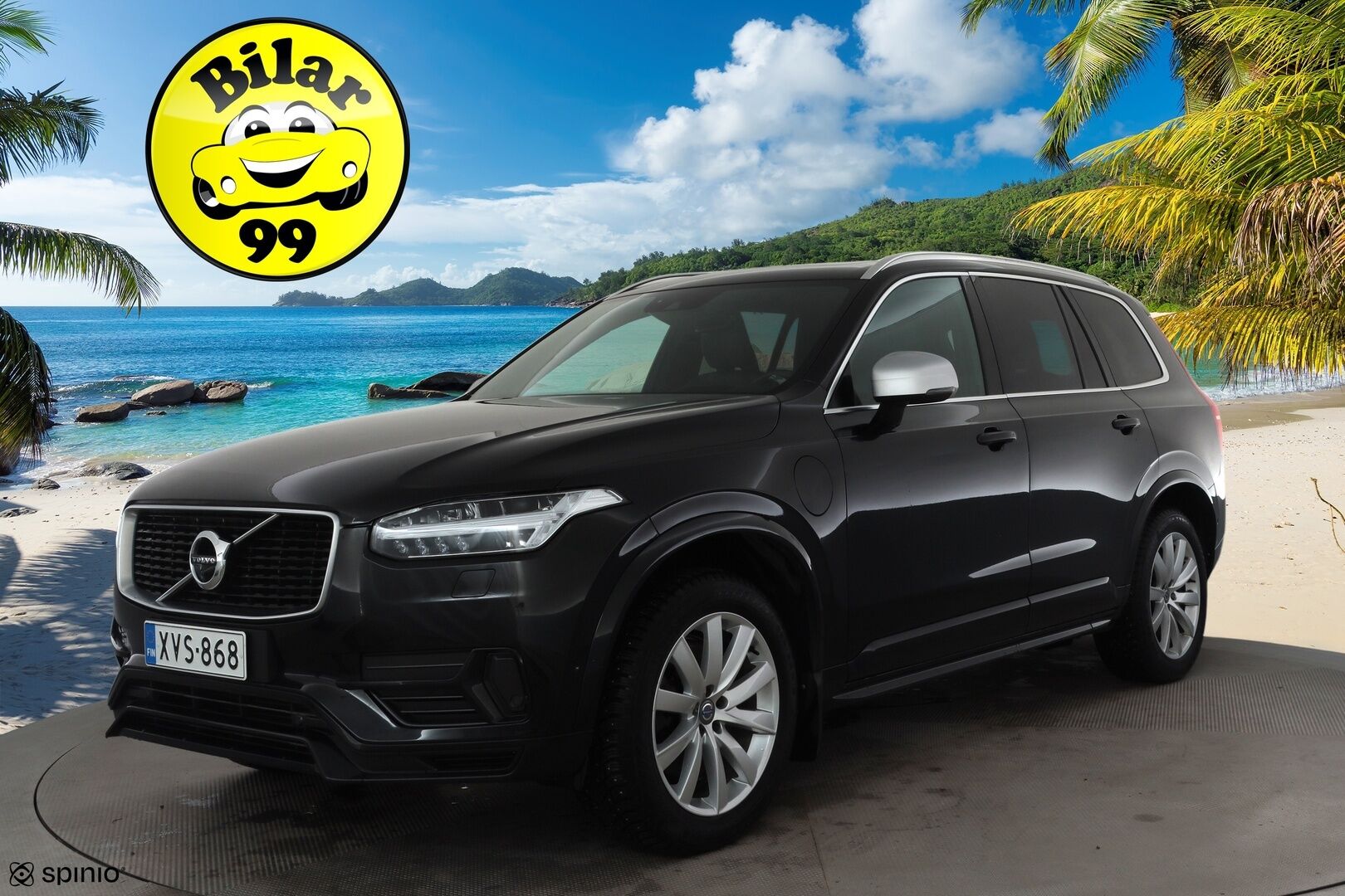 Volvo XC90 2019 T8 R-Design 7-P * ACC / HUD / 360° / Panorama / Full LED / Muistipenkit hieronnalla / Koukku / Webasto / Navi / H&K * - Ilmastoidut nahat / KeylessGo / Merkkihuollettu / Huippuvarusteet - HULLUT JOULUT KORKOTARJOUS 2,49% 