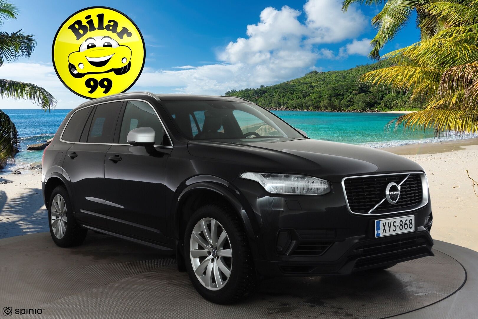 Volvo XC90 2019 T8 R-Design 7-P * ACC / HUD / 360° / Panorama / Full LED / Muistipenkit hieronnalla / Koukku / Webasto / Navi / H&K * - Ilmastoidut nahat / KeylessGo / Merkkihuollettu / Huippuvarusteet - HULLUT JOULUT KORKOTARJOUS 2,49% 