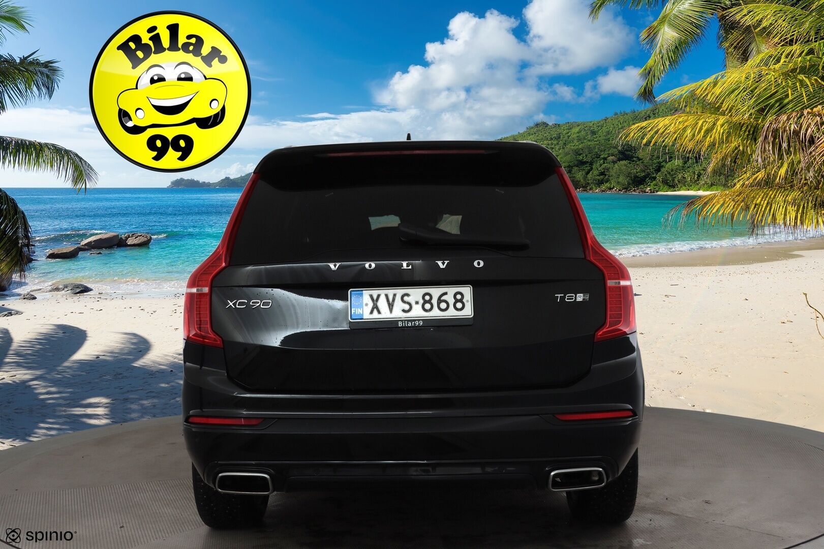 Volvo XC90 2019 T8 R-Design 7-P * ACC / HUD / 360° / Panorama / Full LED / Muistipenkit hieronnalla / Koukku / Webasto / Navi / H&K * - Ilmastoidut nahat / KeylessGo / Merkkihuollettu / Huippuvarusteet - HULLUT JOULUT KORKOTARJOUS 2,49% 