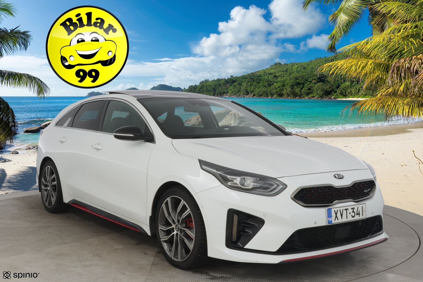 Kia ProCeed 2019 1,6 T-GDI ISG 204hv GT Business Premium SB DCT A/T EcoDynamics *Suomi-auto / ACC / JBL / BLIS / Panorama / P.Kamera / Navi* - Nahka-alcantara / Muistipenkki / Ratinlämmitin / KeyLess / Ambient / LED / 2x Renkaat / Lohko - HULLUT AVAJAISHULINAT KORKOTARJOUS 3,29 %