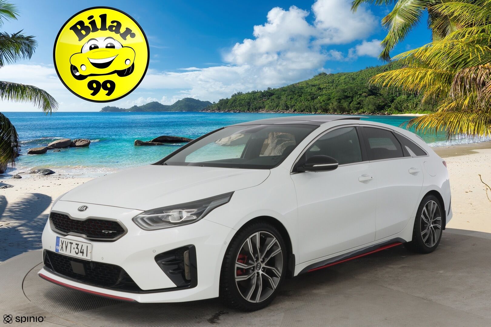Kia ProCeed 2019 1,6 T-GDI ISG 204hv GT Business Premium SB DCT A/T EcoDynamics* ACC / JBL / BLIS / Panorama / Lohko / P-kamera / Navi* - *Törkykamat / Nahka-alcantara / Muistipenkki / Ratinlämmitin / KeyLess / Ambient / LED / 2x Renkaat*
