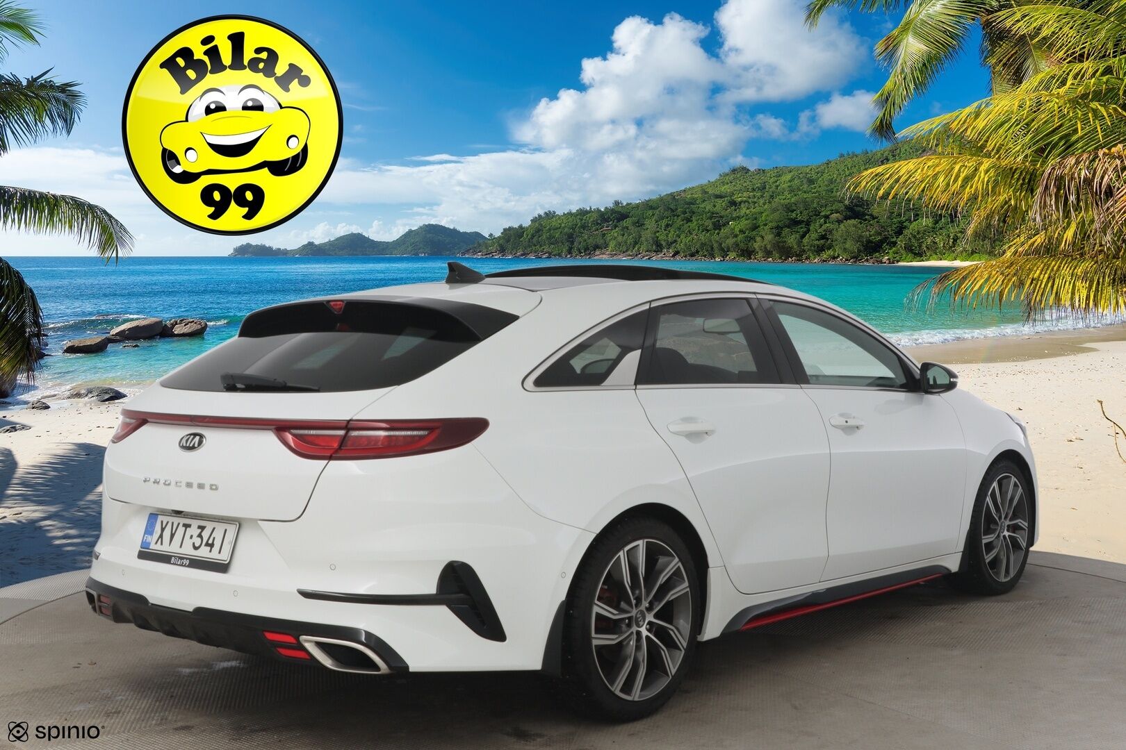Kia ProCeed 2019 1,6 T-GDI ISG 204hv GT Business Premium SB DCT A/T EcoDynamics* ACC / JBL / BLIS / Panorama / Lohko / P-kamera / Navi* - *Törkykamat / Nahka-alcantara / Muistipenkki / Ratinlämmitin / KeyLess / Ambient / LED / 2x Renkaat*