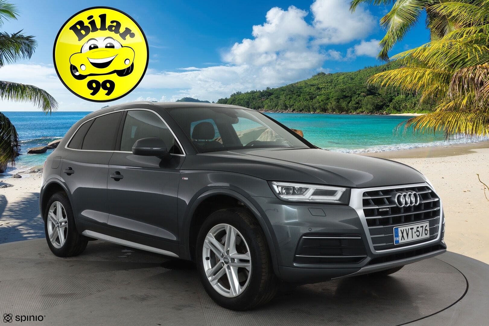 Audi Q5 2019 Business Sport Special Edition 35 TDI 120 kW quattro S tronic **Vakkari / Matrix LED / Webasto / P.kamera / Koukku** - 1.Om Suomi-auto / Merkkihuollettu / Kahdet renkaat aluvanteilla / Sporttipenkit puolinahoilla / Juuri katsastettu!