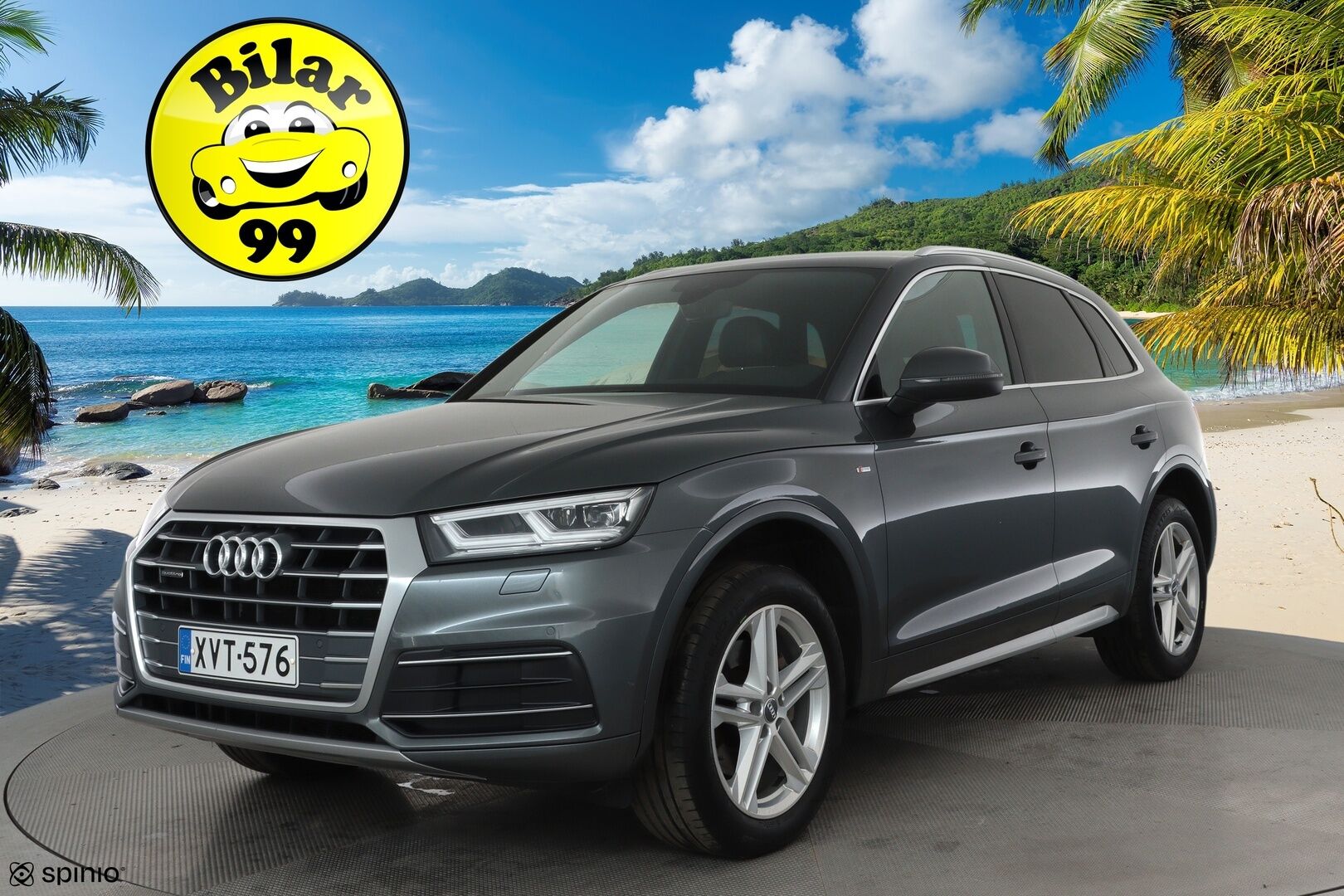 Audi Q5 2019 Business Sport Special Edition 35 TDI 120 kW quattro S tronic **Vakkari / Matrix LED / Webasto / P.kamera / Koukku** - 1.Om Suomi-auto / Merkkihuollettu / Kahdet renkaat aluvanteilla / Sporttipenkit puolinahoilla / Juuri katsastettu!